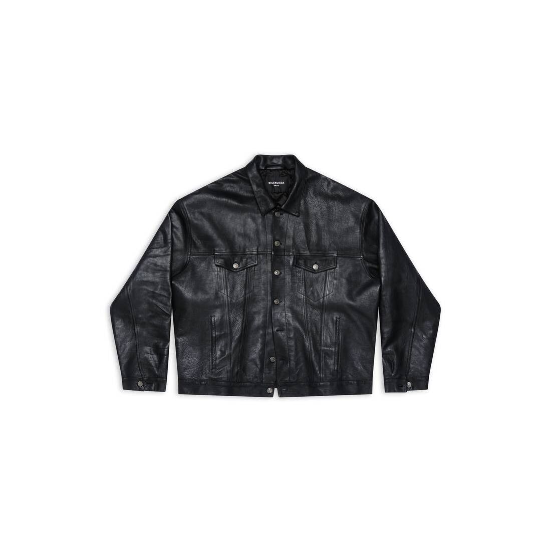 o1srvl11e0425 Denim Style Jacket in Black