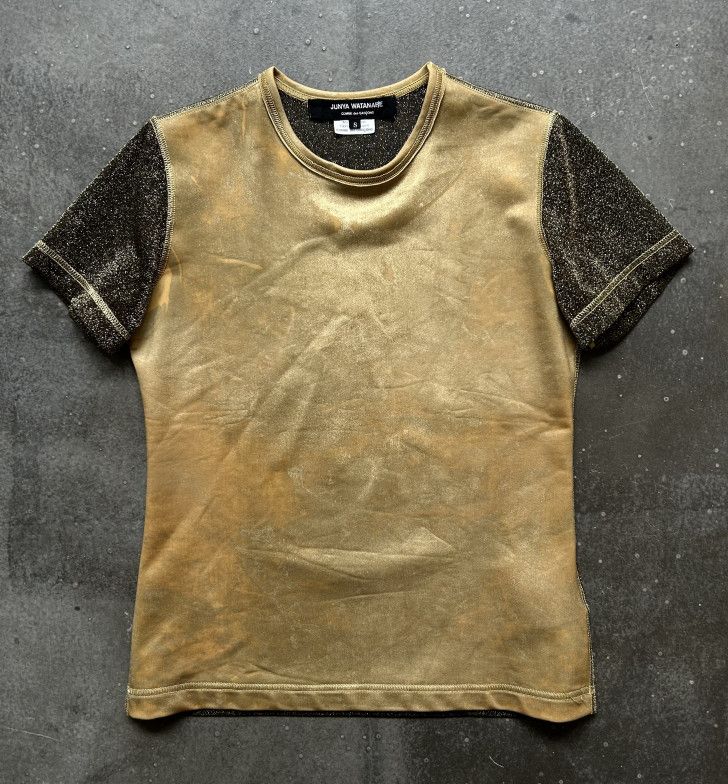 Junya Watanabe Junya Watanabe AD2006 Metallic Yarn Panel Short-Sleeve Top Size US S / EU 44-46 / 1 - 1 Thumbnail