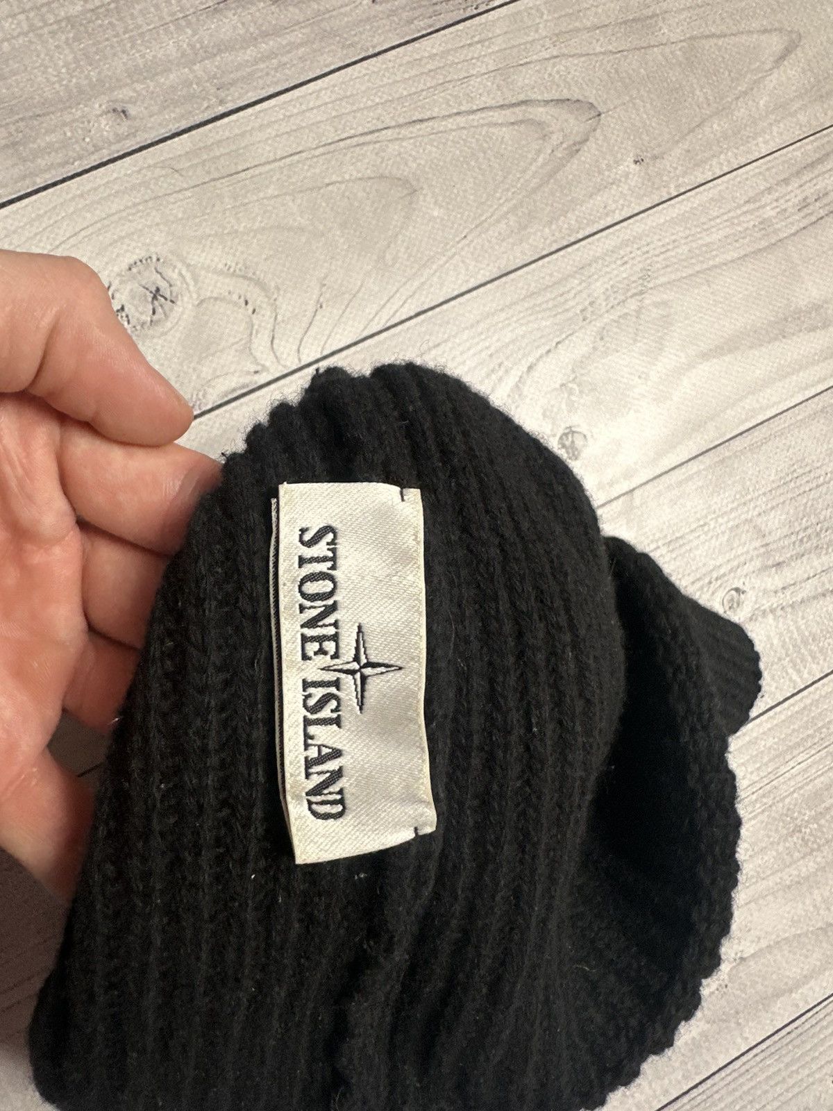 Vintage Vintage Stone island hat logo black Size ONE SIZE - 4 Thumbnail