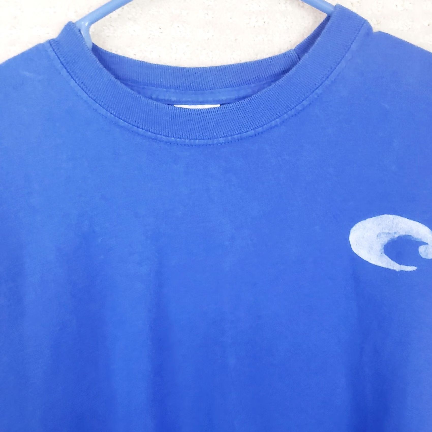 Costa Del Mar Costa Del Mar Shirt Mens M Light Blue Long Sleeve Crew Neck Fishing Logo Tee Size US M / EU 48-50 / 2 - 3 Thumbnail