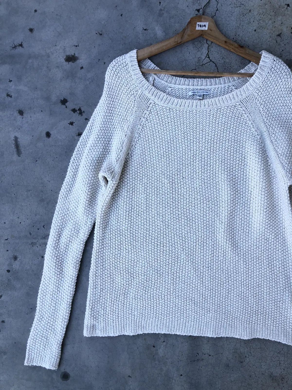 Aran Isles Knitwear × Japanese Brand American Eagle Memeri/Jumper Pureknit Sweater Size US S / EU 44-46 / 1 - 3 Thumbnail