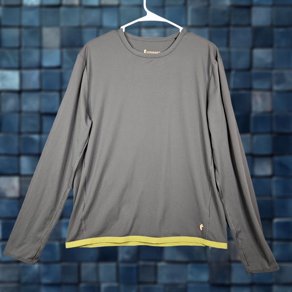 Cotopaxi COTOPAXI Men’s Dark Gray Crew Neck Long Sleeve Top M Size US M / EU 48-50 / 2 - 1 Thumbnail