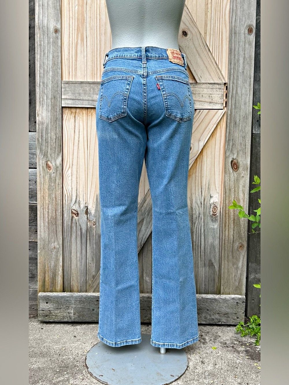 Levi's Vintage Clothing Vintage Y2K Levis 550 Stretch Denim Mid Rise Boot Cut Jeans Size 28" / US 6 / IT 42 - 4 Thumbnail