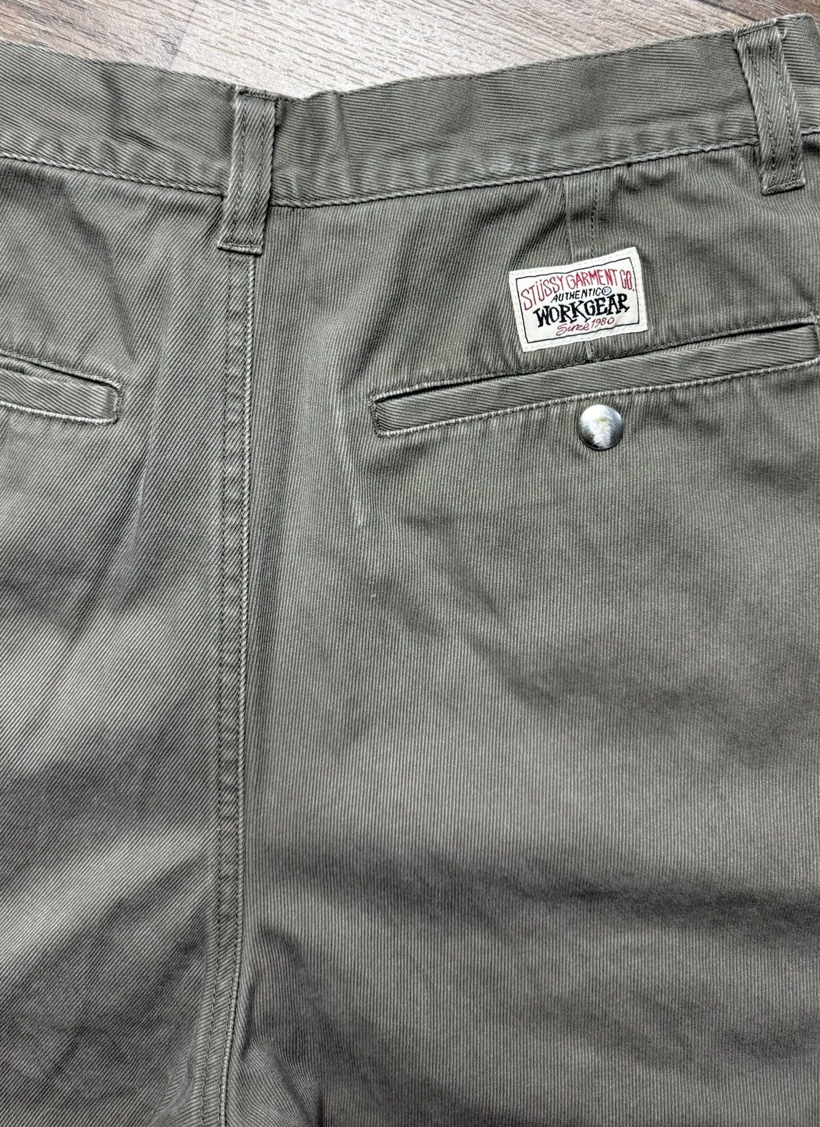 Stussy Stussy Chino Work Pant (Olive/Moss) Size US 30 / EU 46 - 5 Thumbnail