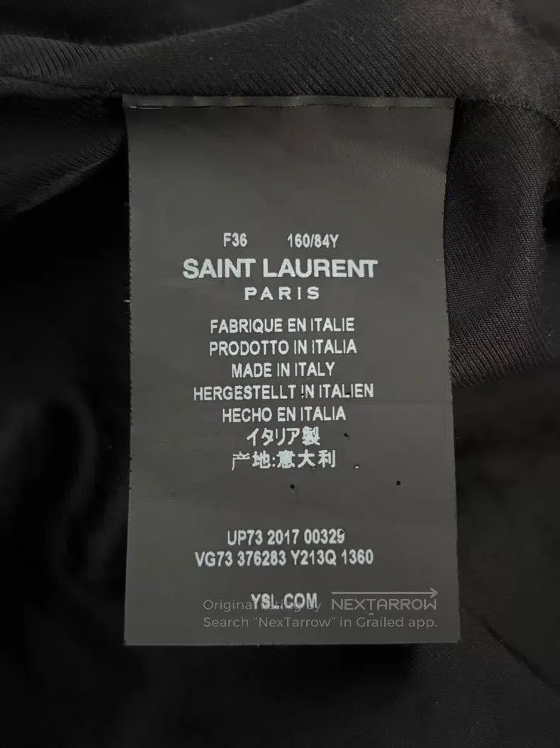 Saint Laurent Paris Saint Laurent Paris Brown Baseball Jacket i Size XS / US 0-2 / IT 36-38 - 4 Thumbnail