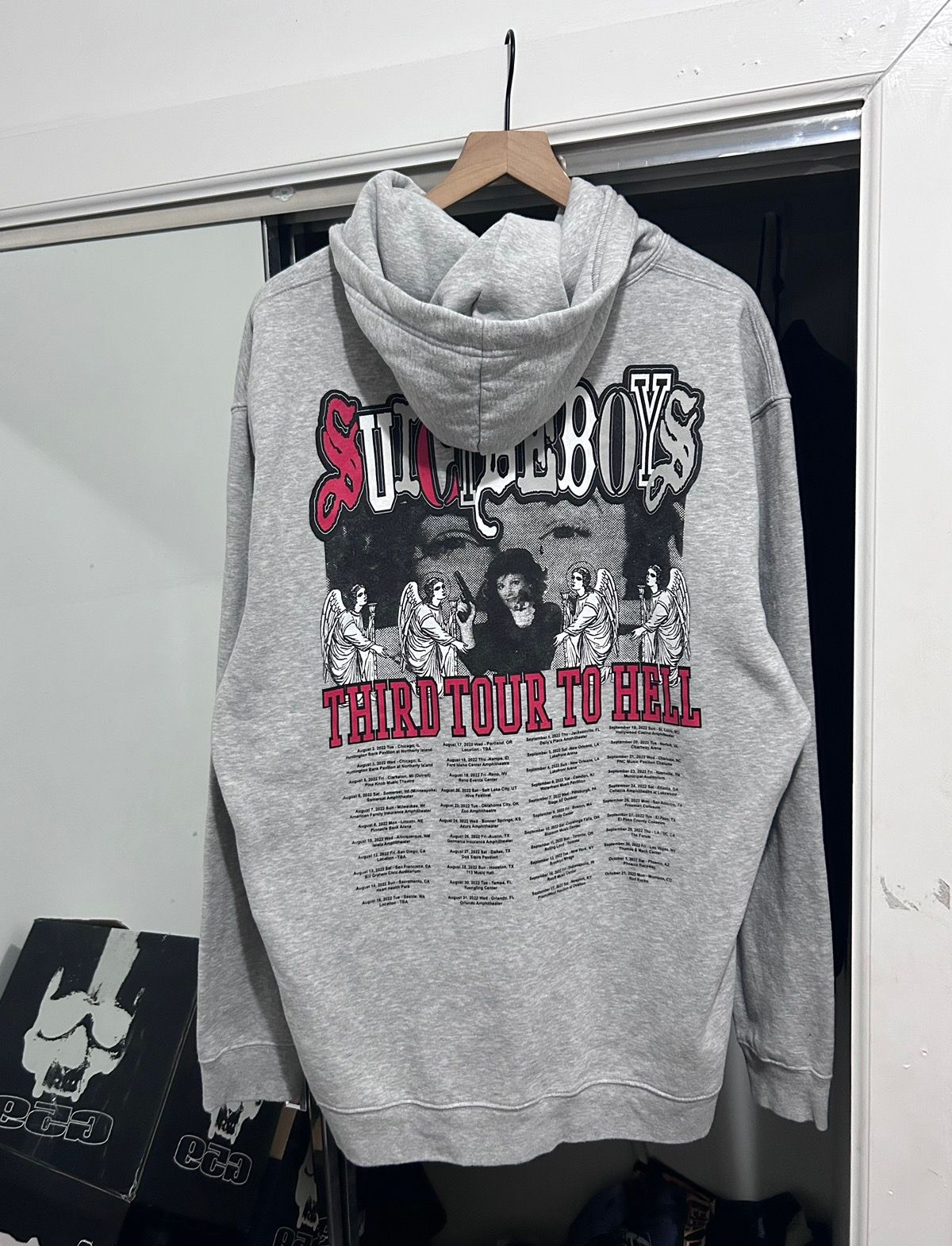 Pre-owned G59 Records X Pouya Uicideboy Merch G59 Greyday 2022 Tour Hoodie