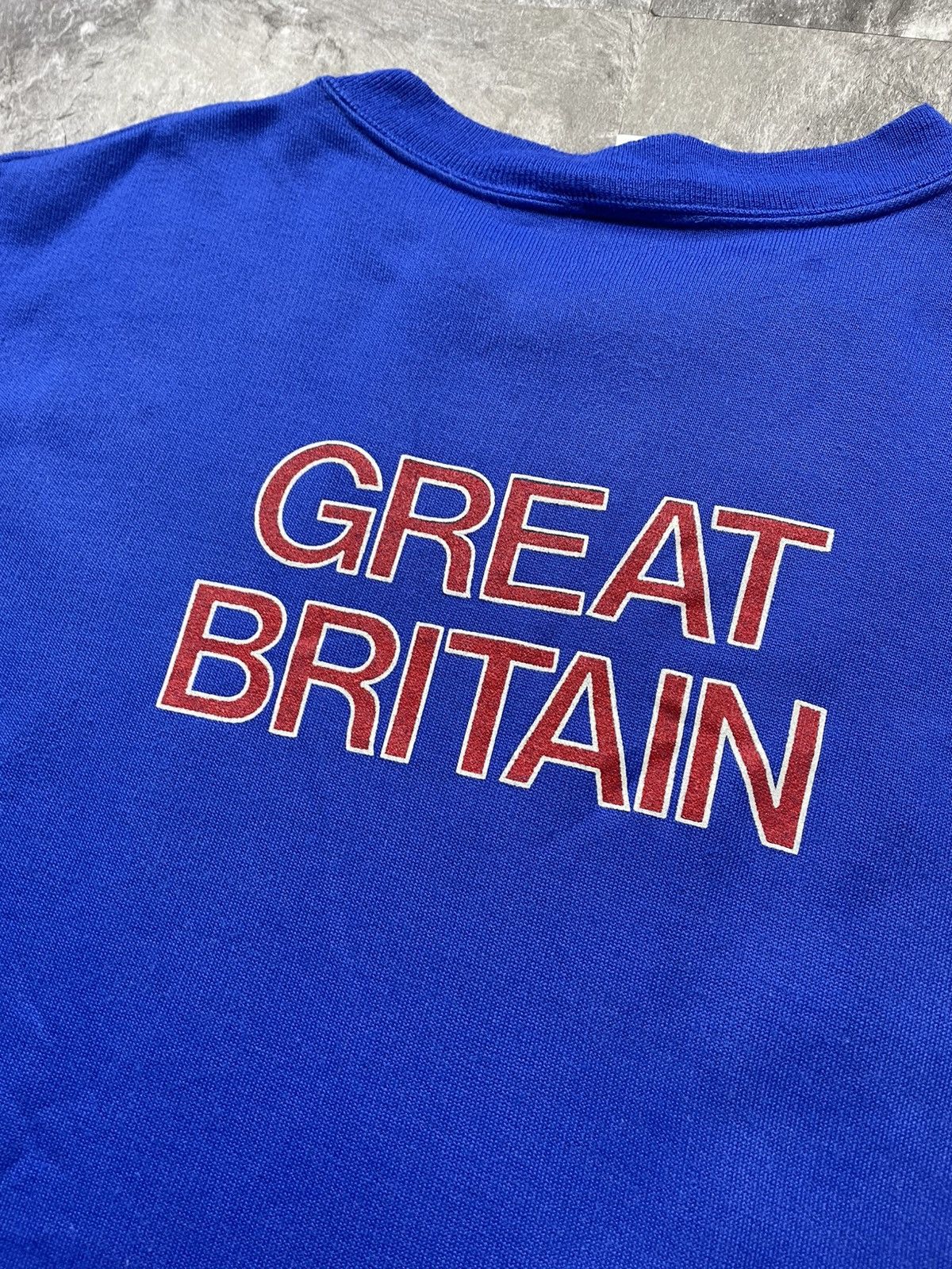 Nike Vintage Nike Great Britain Team Sweatshirt 80s Soccer Size US XL / EU 56 / 4 - 5 Thumbnail