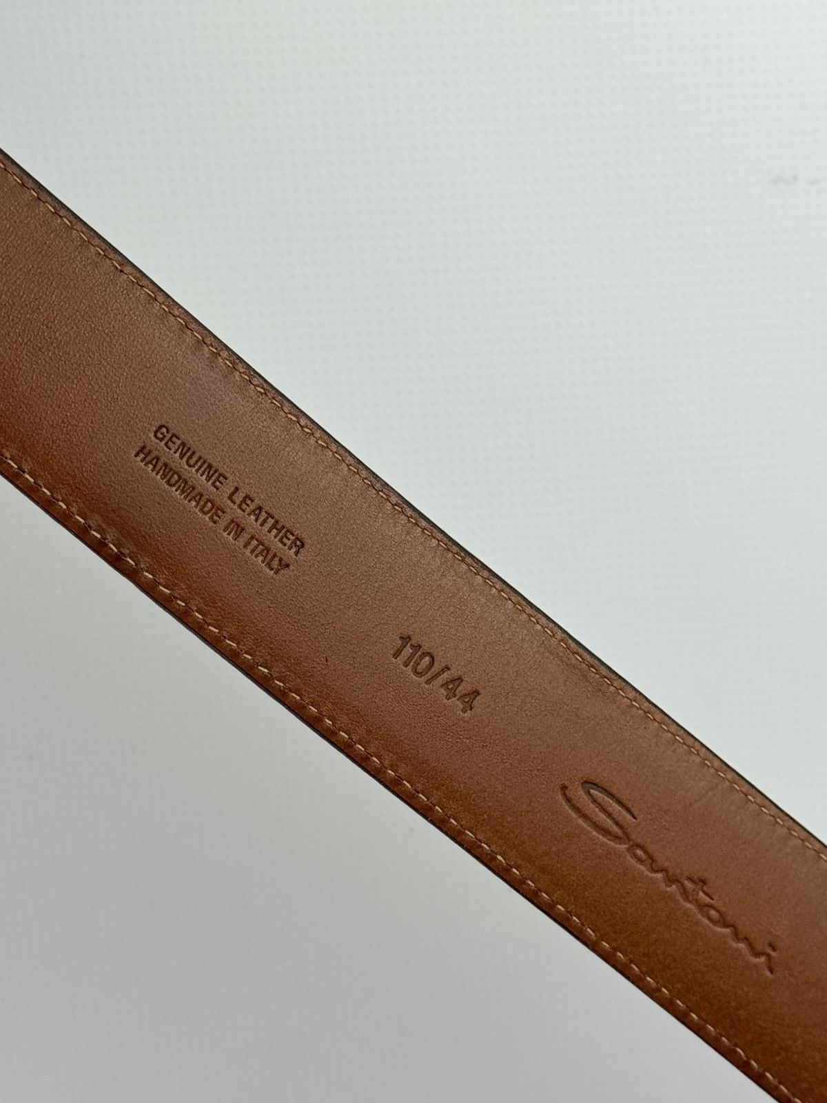 Santoni Santoni Leather Belt Size ONE SIZE - 5 Thumbnail
