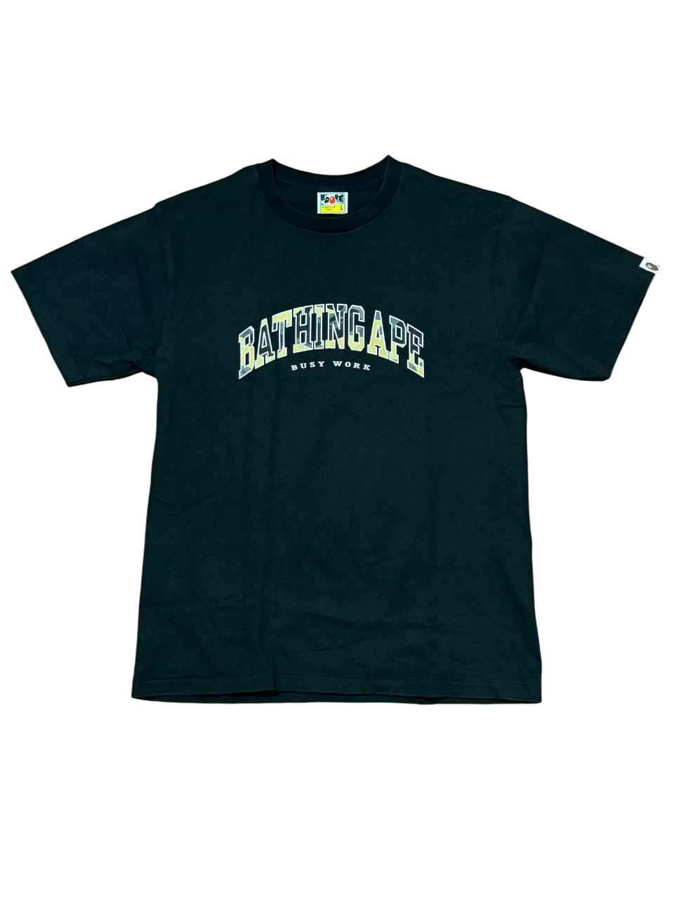 Bape BAPE 1ST CAMO T-SHIRT - BLACK/YELLOW Size US L / EU 52-54 / 3 - 1 Thumbnail