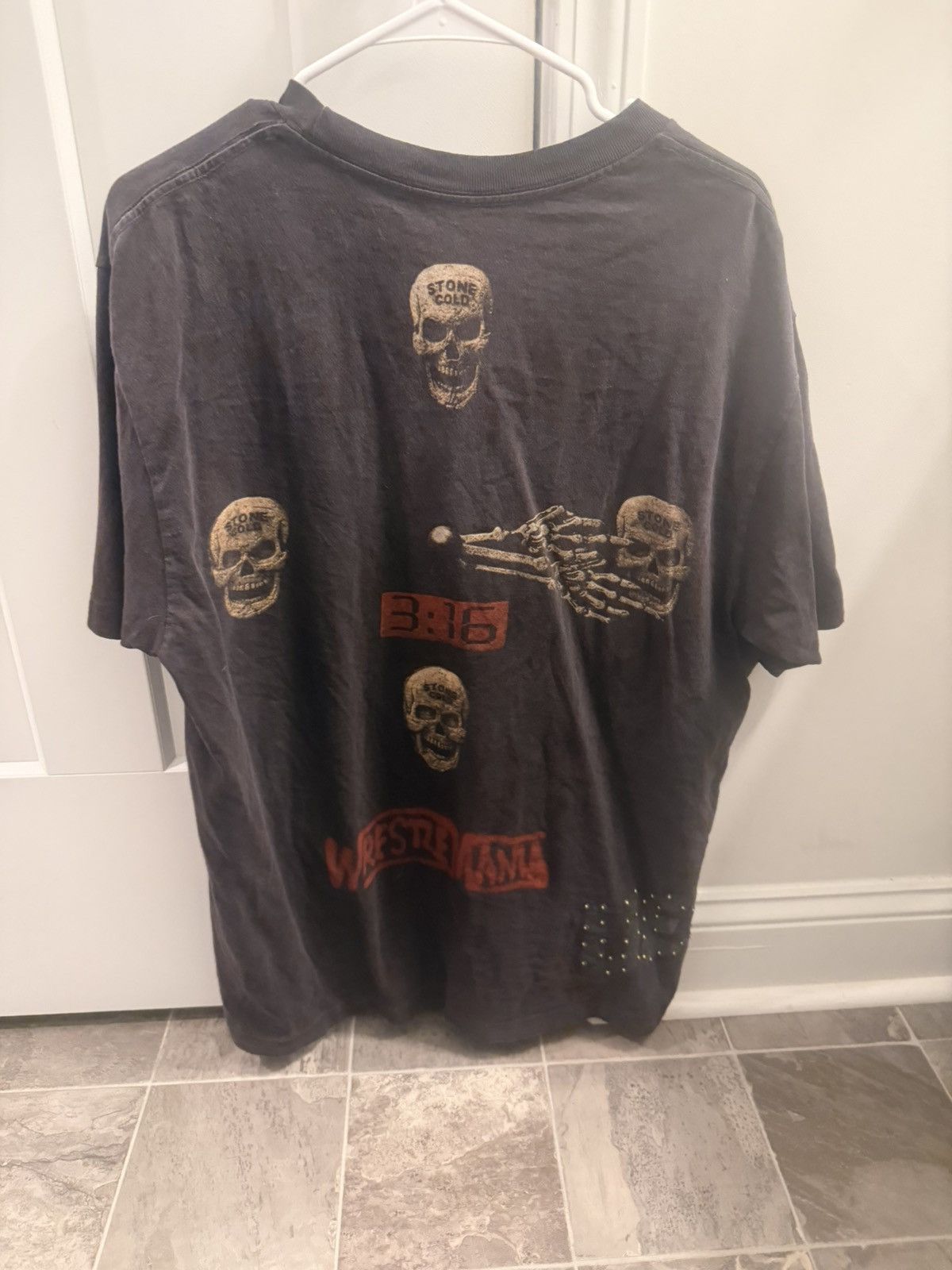 Travis Scott × WWE STONE COLD STEVE AUSTIN x CACTUS JACK T Shirt 