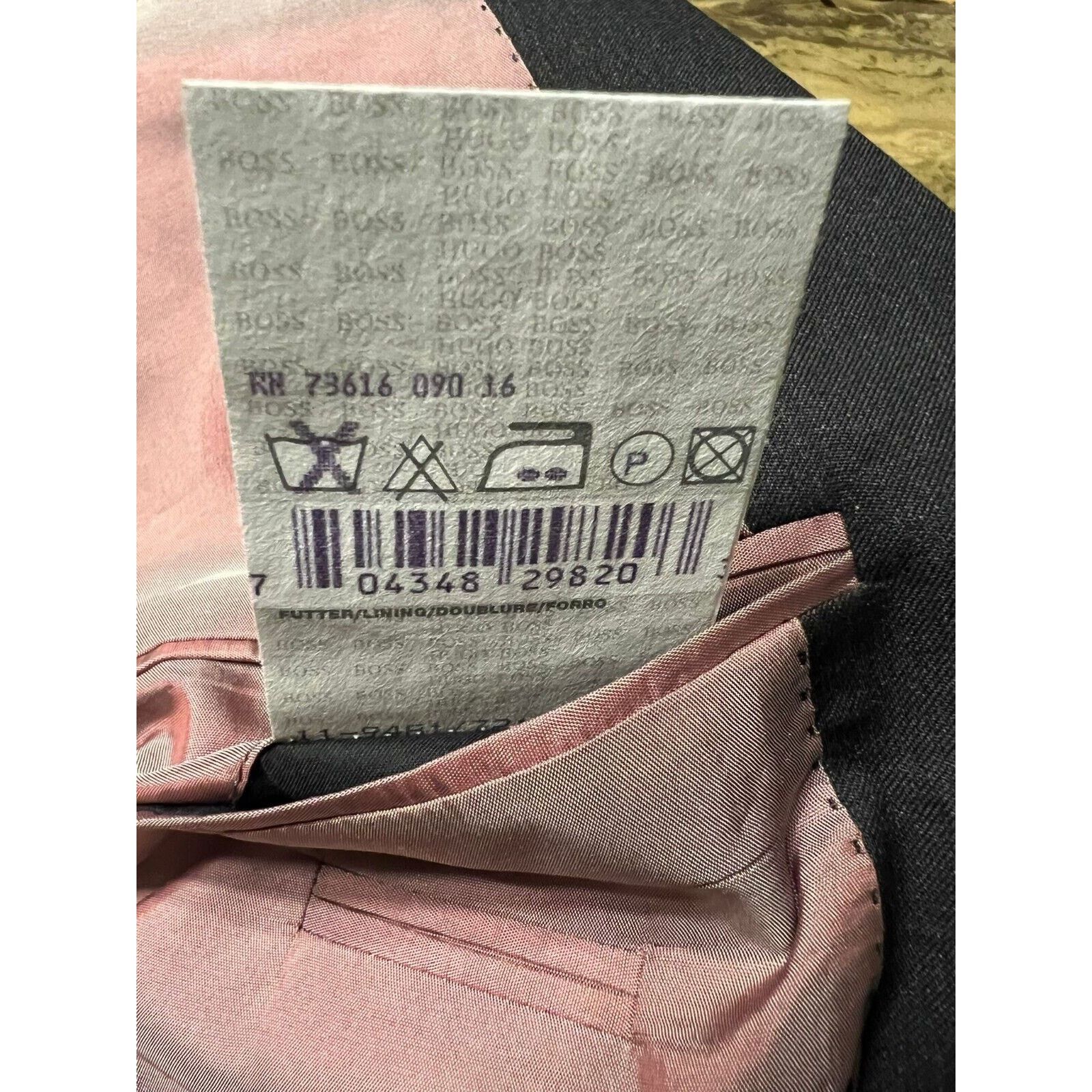 Hugo Boss Hugo Boss Black Sport Jacket Blazer Size 44R Size 44R - 9 Thumbnail