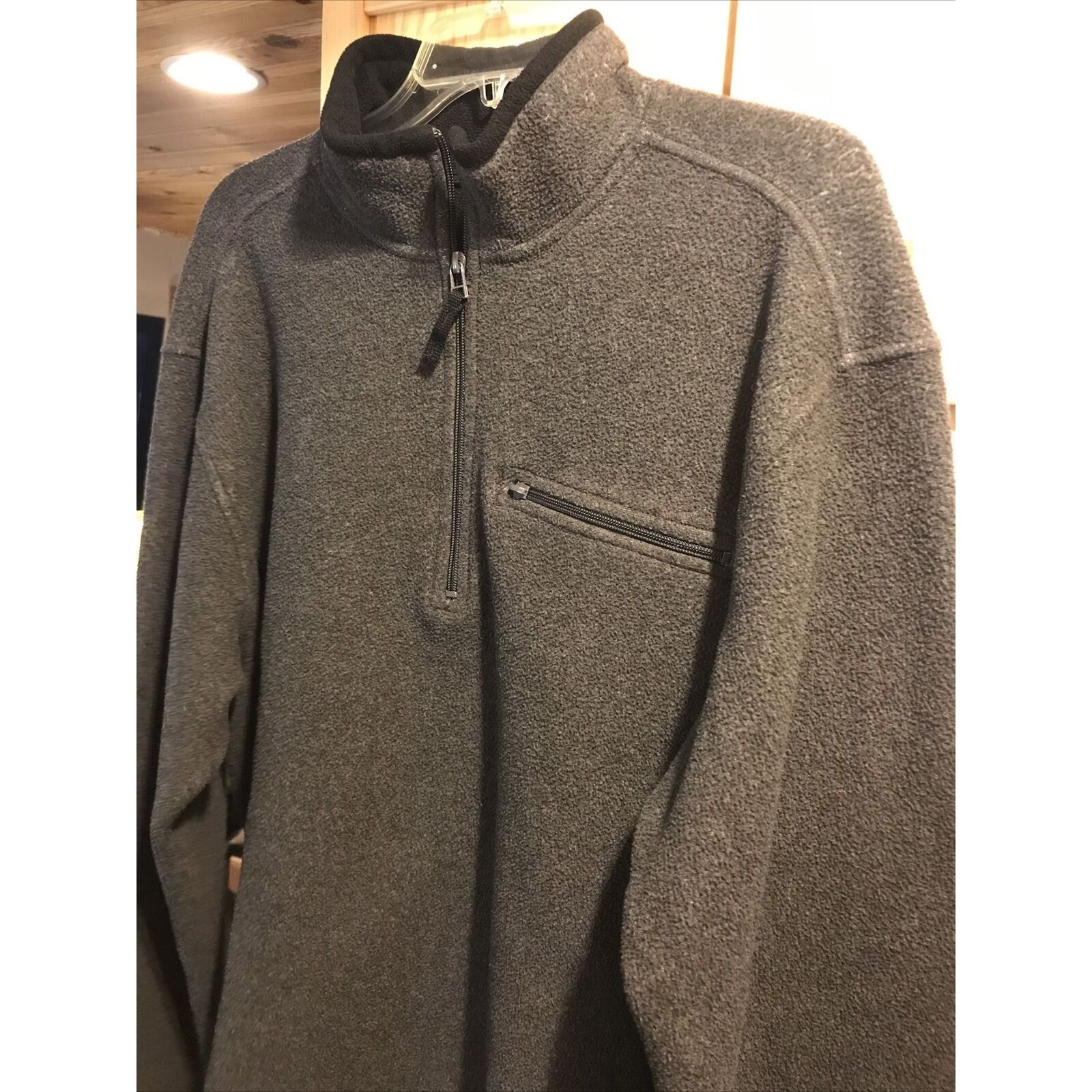 Gap Gap Vintage Men’s XL Gray LS Pullover Polyester Rayon Fleece Size US XL / EU 56 / 4 - 6 Thumbnail