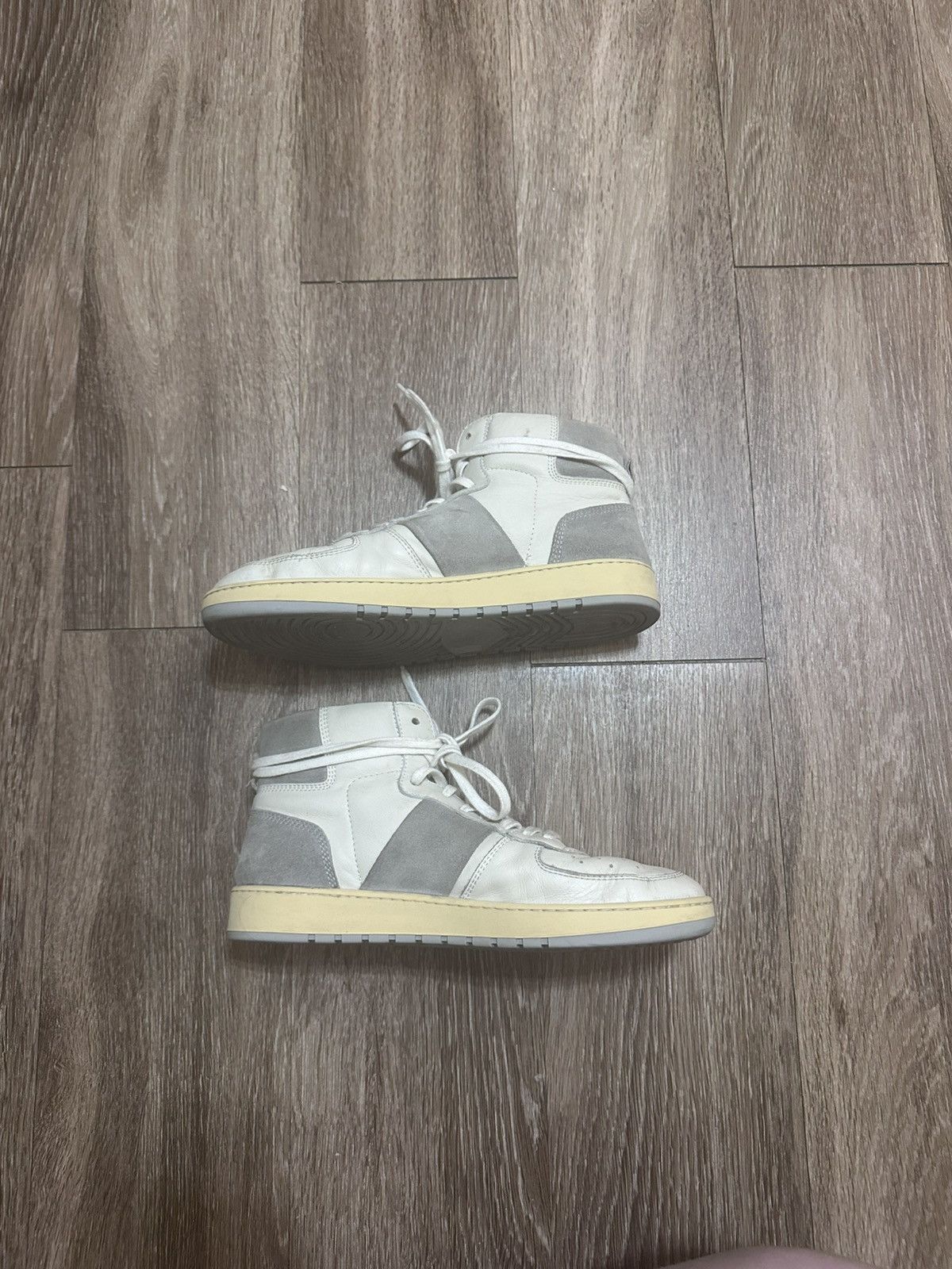 Collegium Collegium Off-White Pillar Destroyer High-Top Sneakers Size US 6.5 / EU 39-40 - 2 Thumbnail