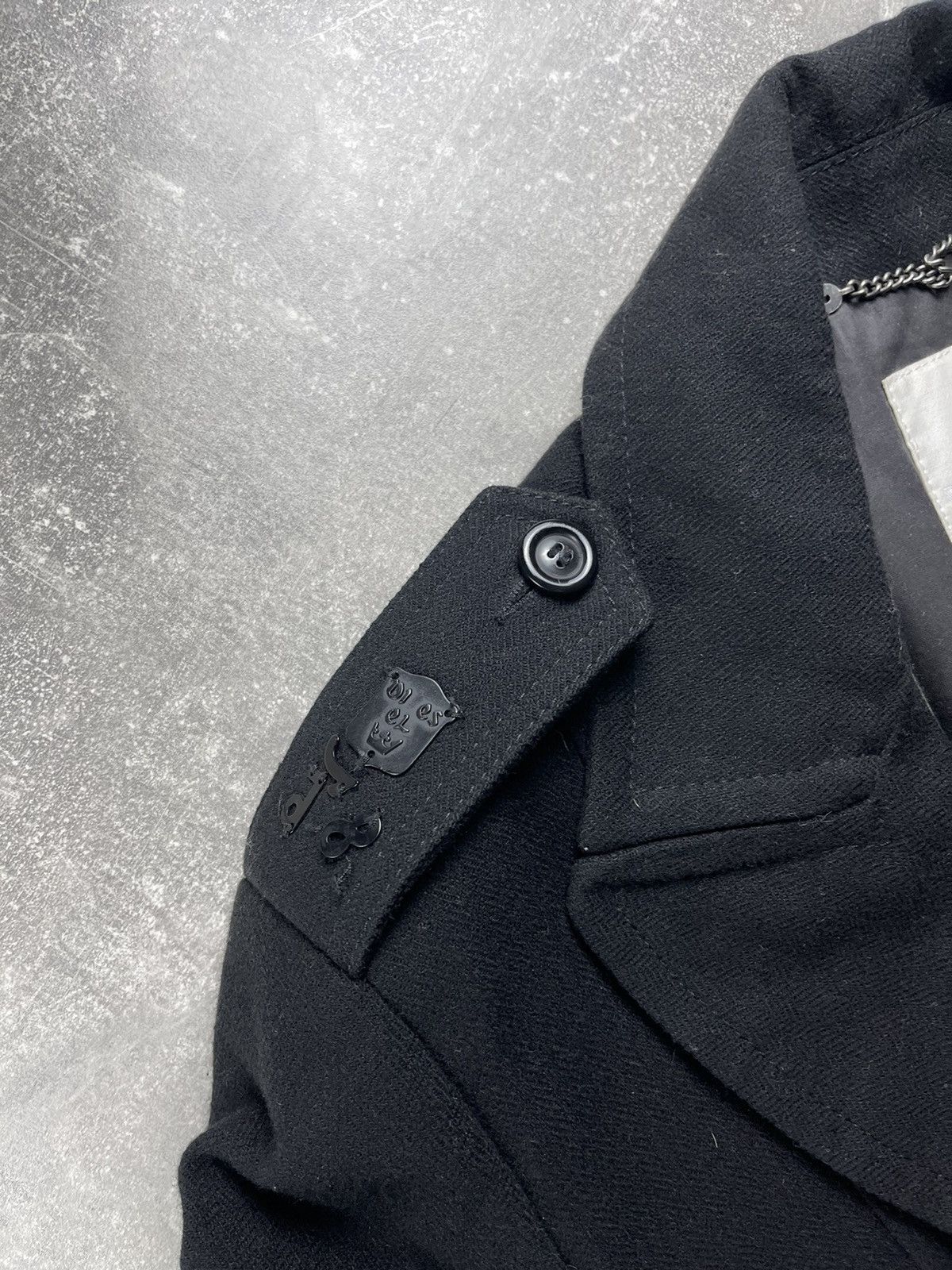 Diesel Diesel Avant Garde Double Breasted Wool Peacoat Black Size S / US 4 / IT 40 - 8 Thumbnail