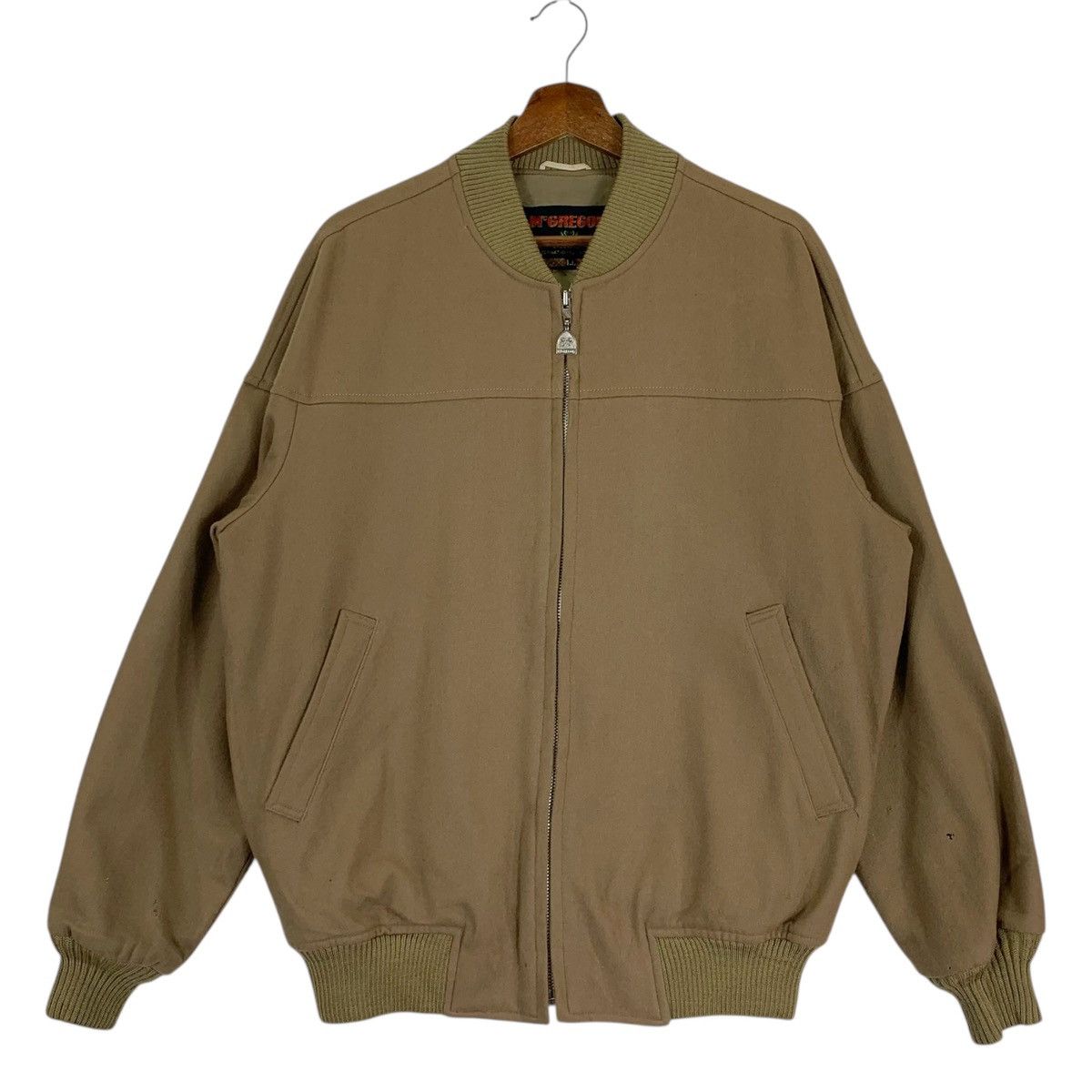 McGregor Vintage McGregor Full Zipper Bomber Jacket Size US XL / EU 56 / 4 - 1 Thumbnail