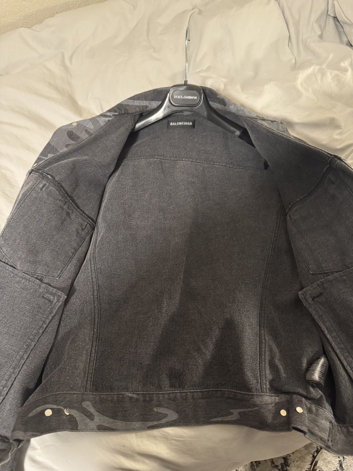 Balenciaga Camo denim jacket (made in Italy) Size US S / EU 44-46 / 1 - 3 Thumbnail