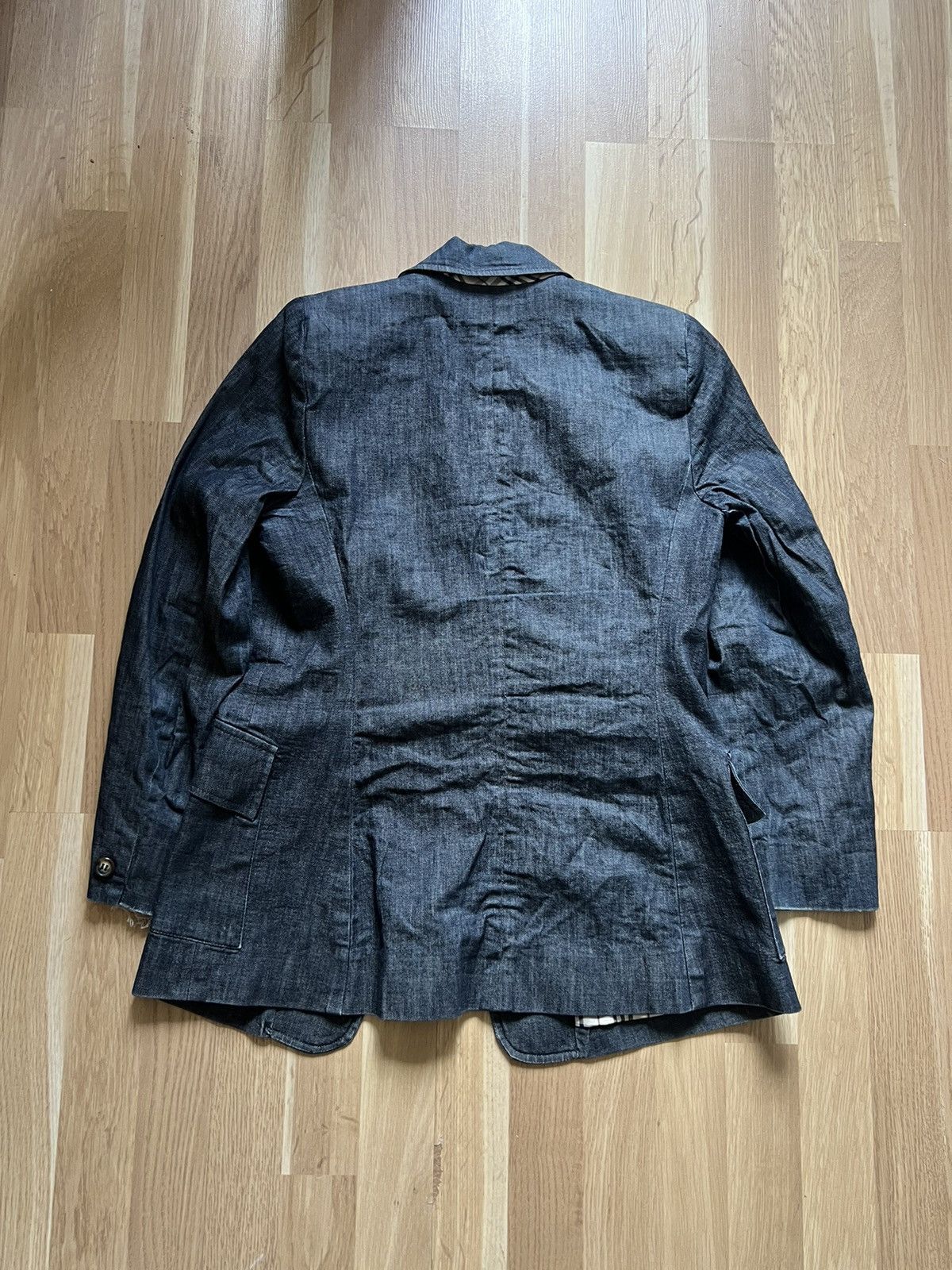 Burberry × Vintage Burberry vintage blazer plaid women avant garde 90s Size M / US 6-8 / IT 42-44 - 11 Thumbnail
