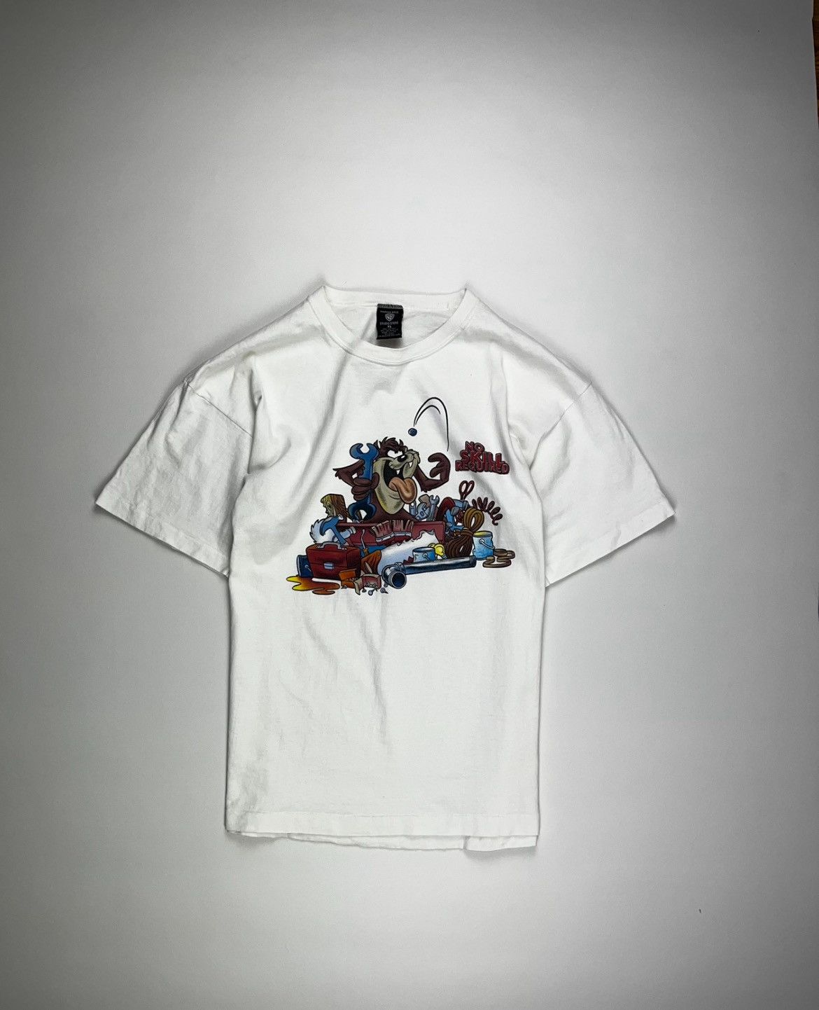 Warner Bros Rare Vintage 90s Warner Bros Looney Tunes USA Taz Tasmanian Size US XL / EU 56 / 4 - 9 Thumbnail