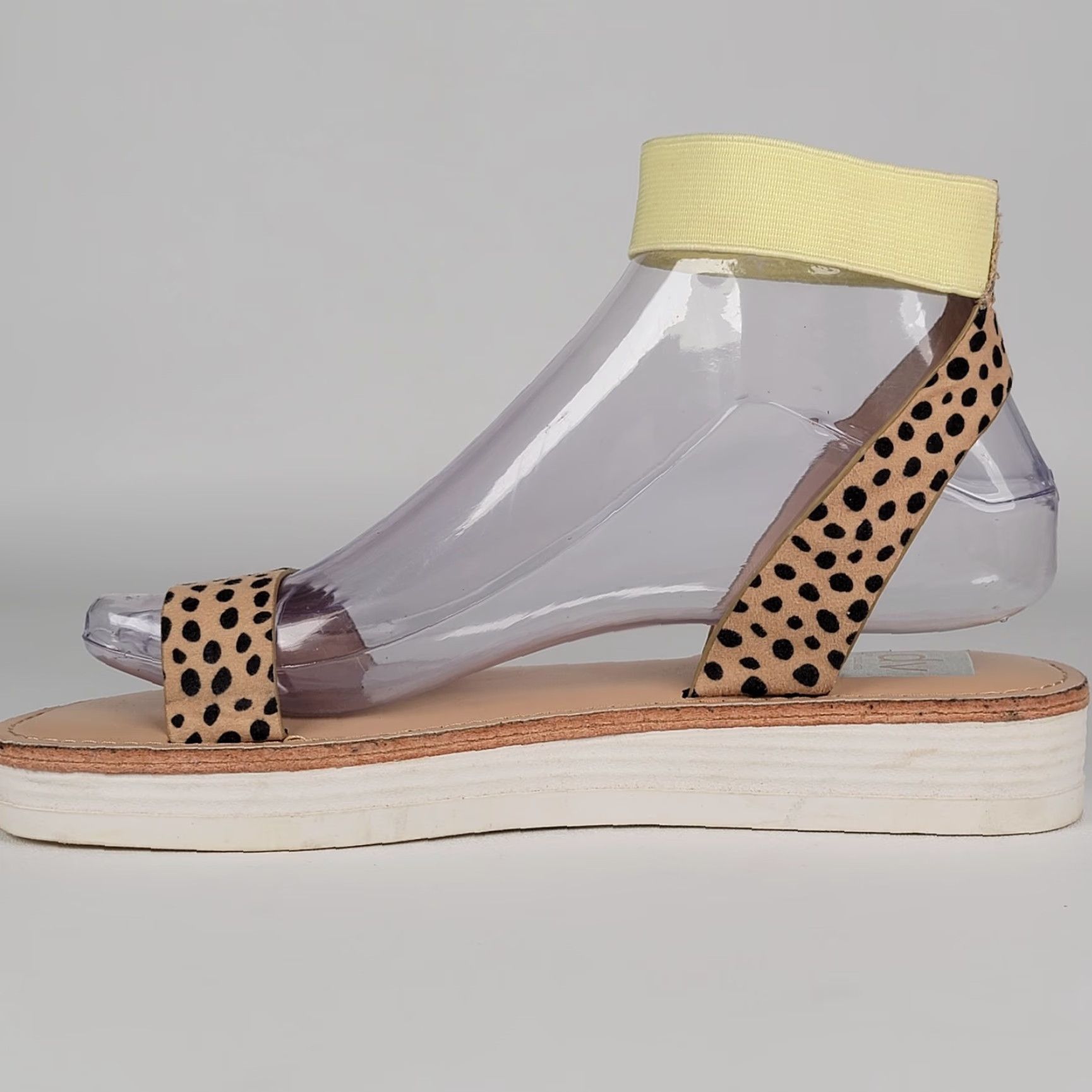 Dolce Vita DV Dolce Vita Hilfa Sandal Women 8.5 Casual Cheetah Strappy Pull On M Sandal Womens Size US 9 / IT 39 - 5 Thumbnail