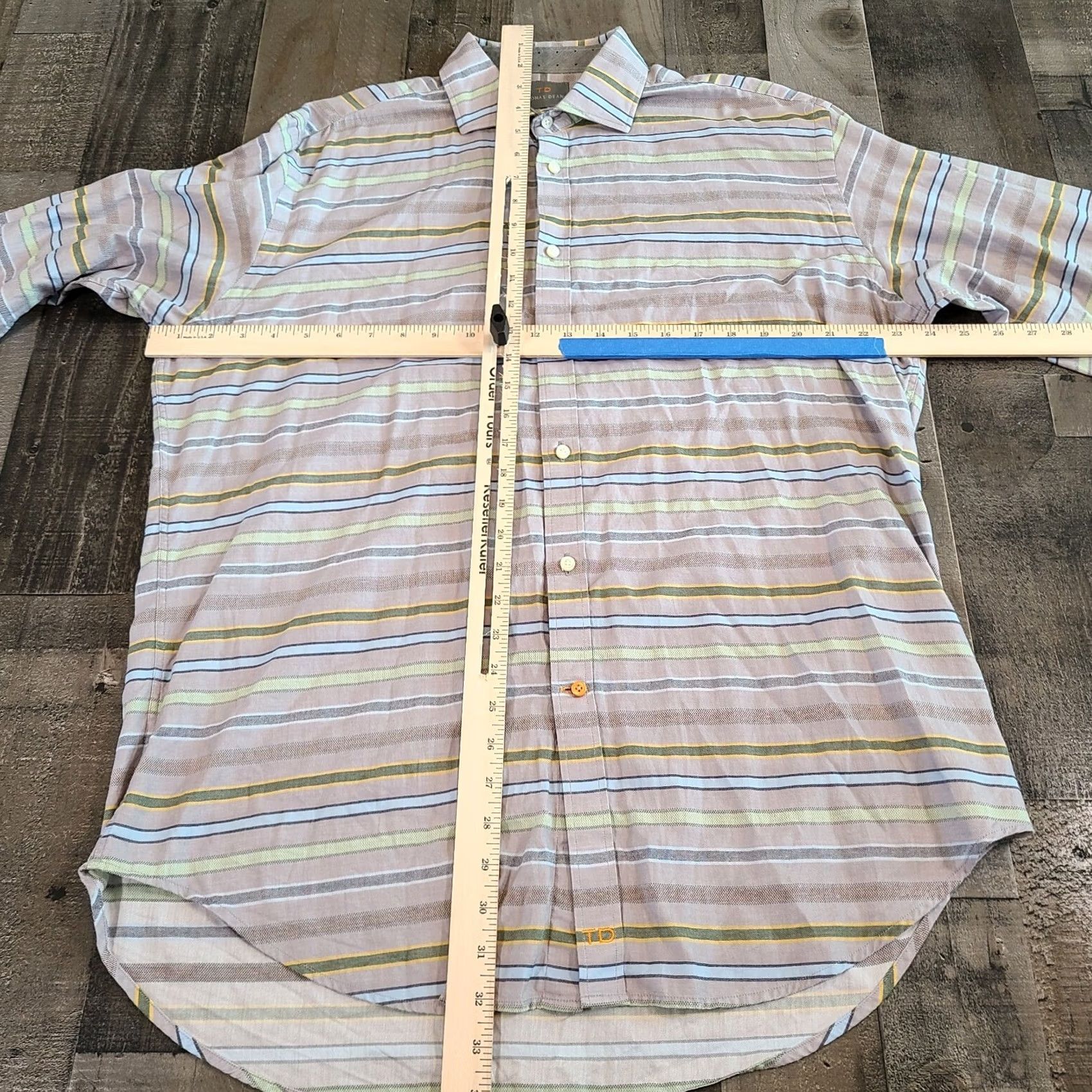 CLOT Thomas Dean Button Up Shirt Mens Large Multicolor Shirtmakers Cloth Striped - Brand New Size US L / EU 52-54 / 3 - 5 Thumbnail