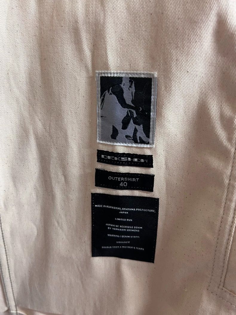 Rick Owens rick owens Beige outer shirt Size US XXS / EU 40 - 3 Thumbnail