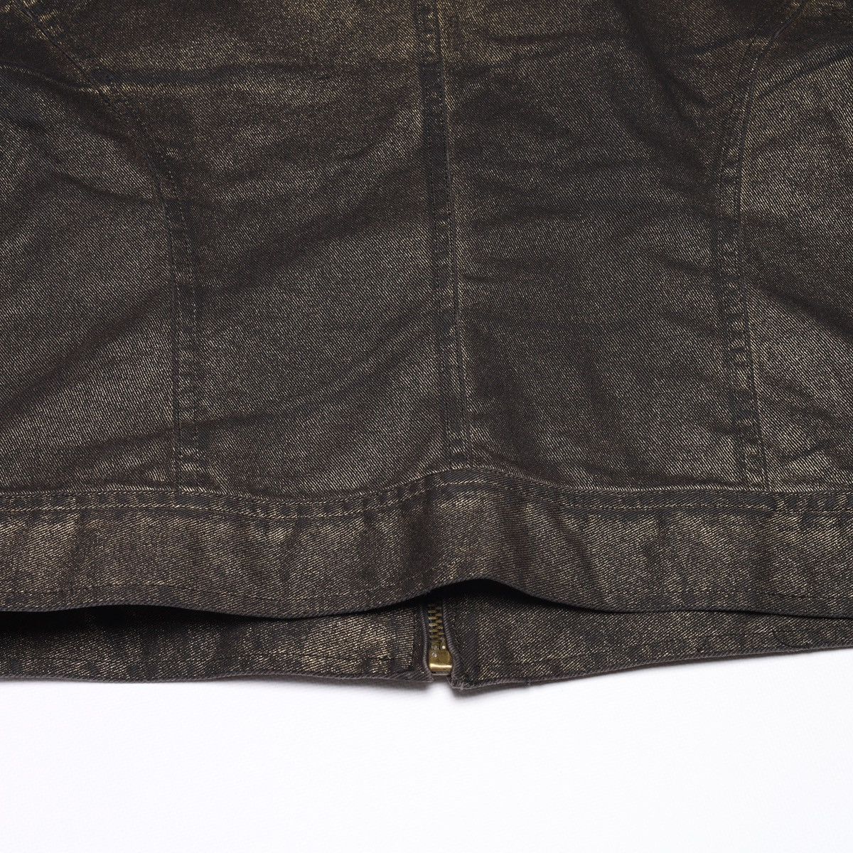Ralph Lauren Ralph Lauren Jeans Co Bronze Brown Glitter jacket Biker Crop Size XS / US 0-2 / IT 36-38 - 18 Thumbnail