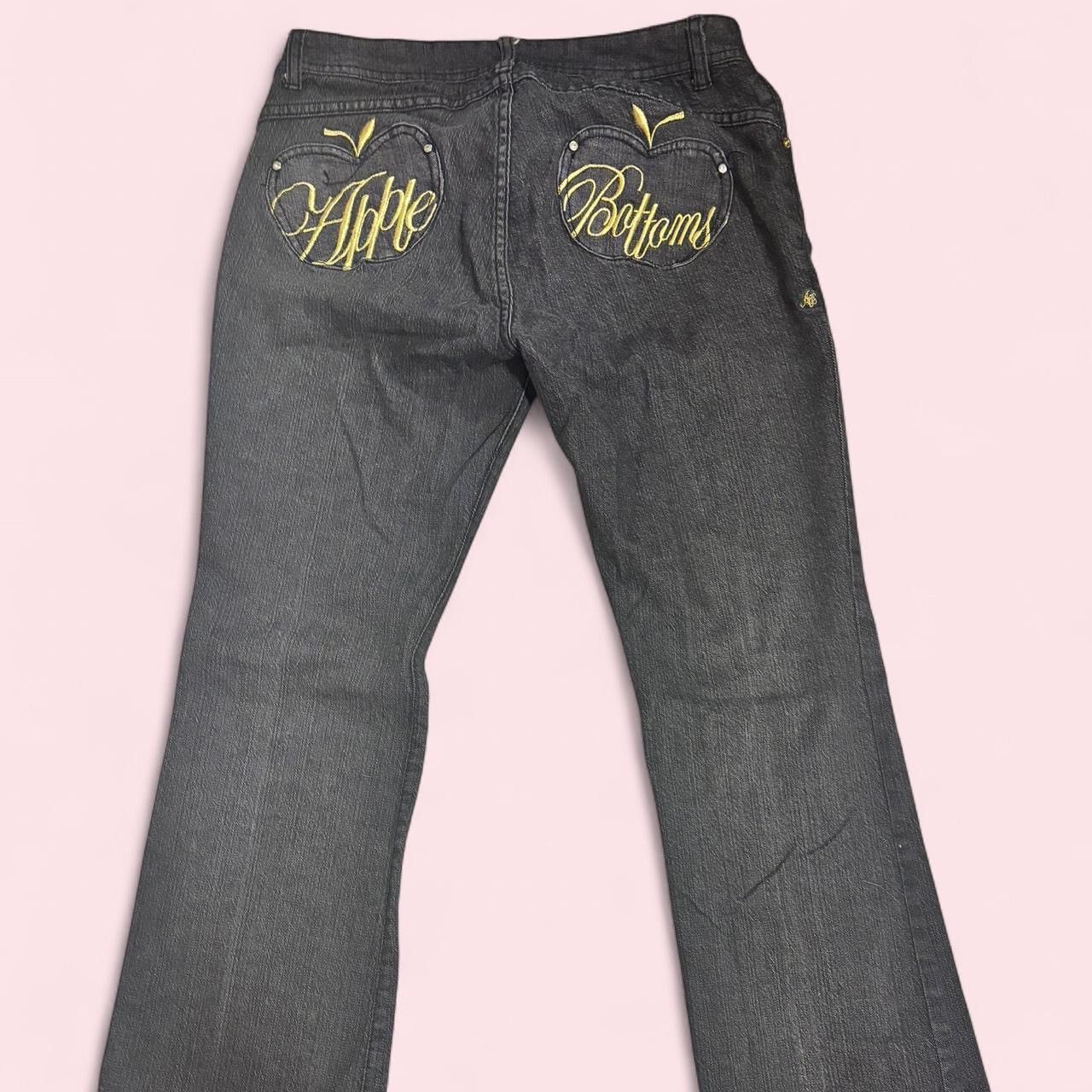 Other Vintage Apple Bottoms Black bootcut Jeans Size 30" / US 8 / IT 44 - 2 Thumbnail