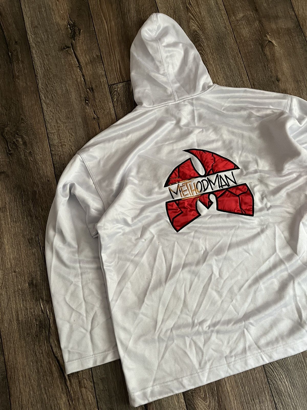 Vintage Vintage Wu Wear Method Man Wu Tang Clan Hoodie Rap Size US XL / EU 56 / 4 - 3 Thumbnail