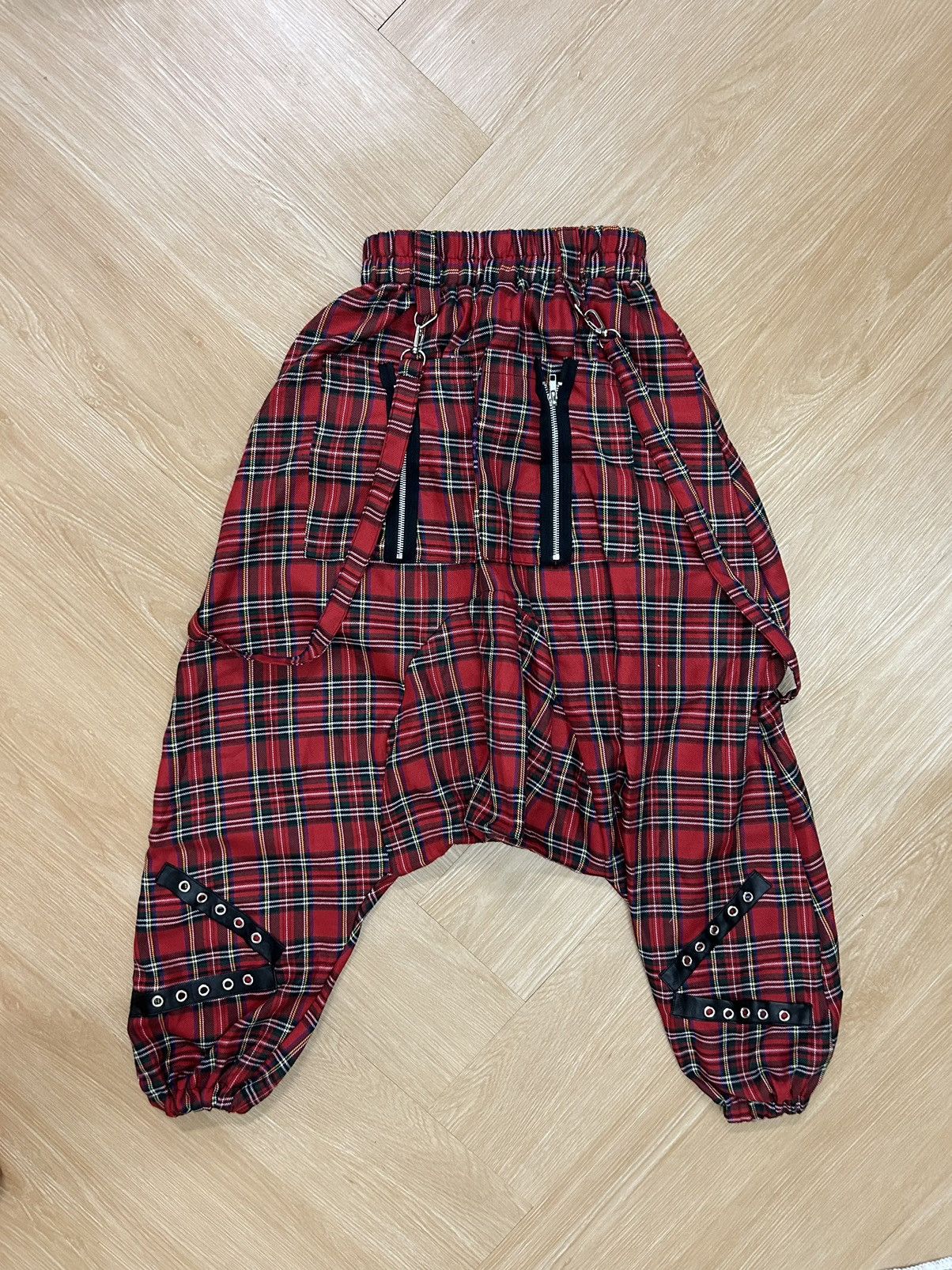 If Six Was Nine × Japanese Brand × Seditionaries ACDC RAG GOTHIC PUNK PANT MULTIZIP TARTAN Size US 31 - 8 Thumbnail