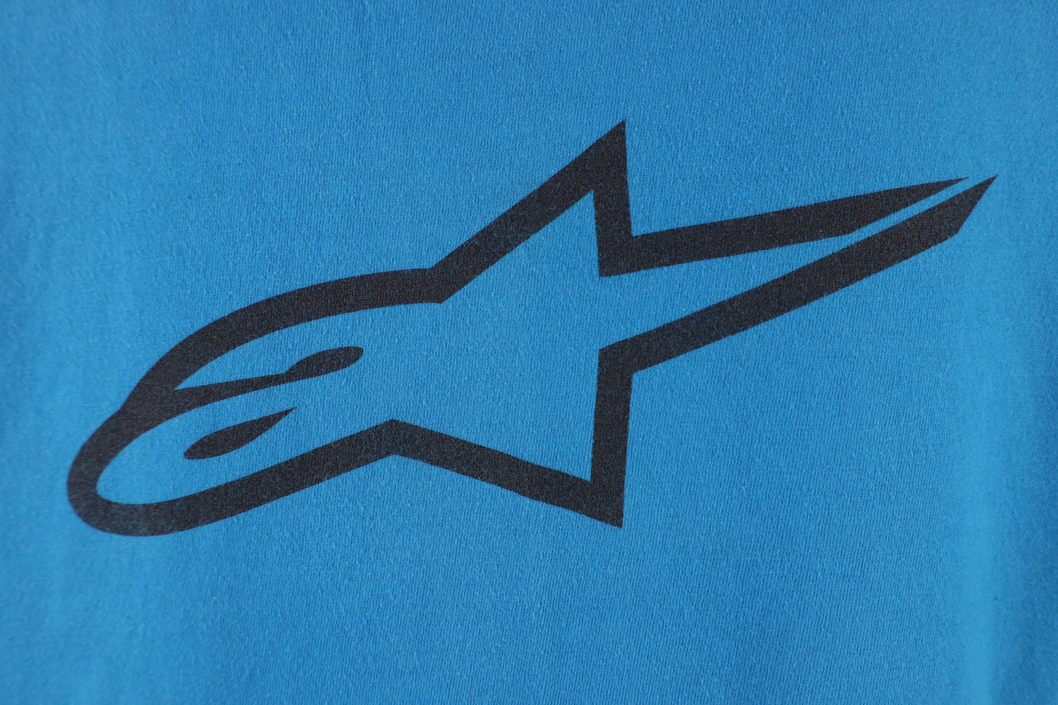 Alpinestars × Vintage Vintage Alpinestars Racing Logo Short Sleeve T-Shirt Blue Size US M / EU 48-50 / 2 - 4 Thumbnail