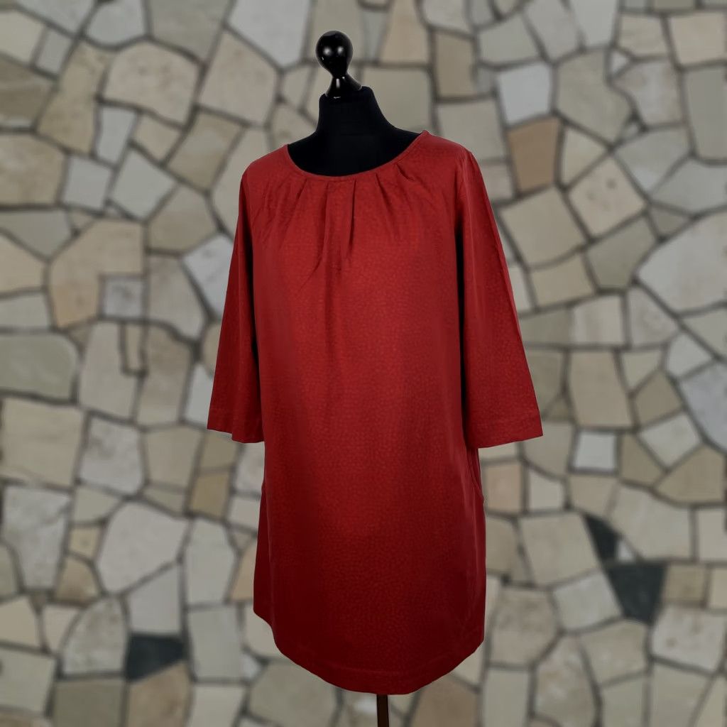 Marimekko Marimekko Shirt Womens XL Red Tunic Long Sleeve XS? Size XL / US 12-14 / IT 48-50 - 1 Thumbnail