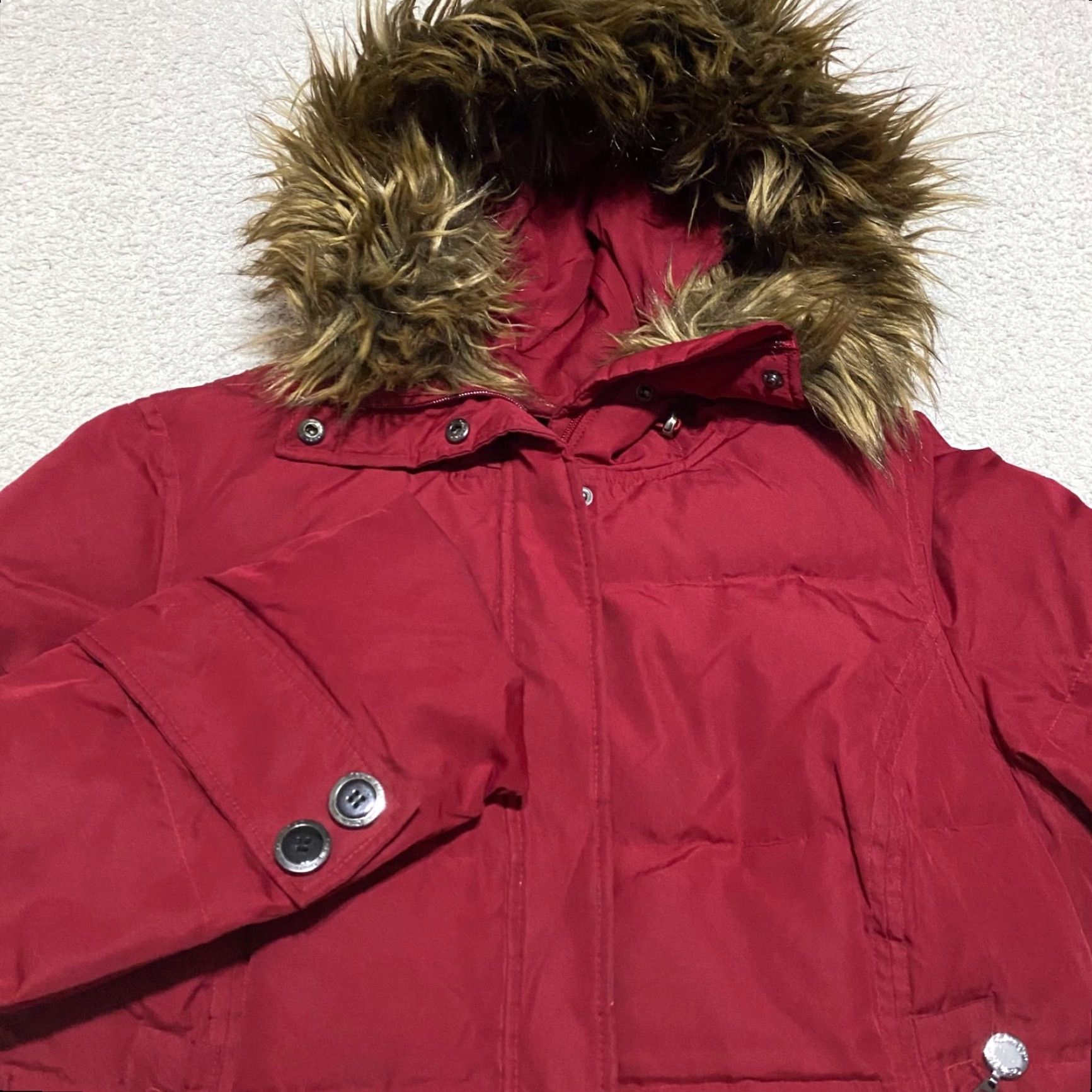 Calvin Klein Calvin Klein Womens Jacket M Red Parka Hooded Full Zip Puffer Cozy Weathergear Insulated Streetwear Size M / US 6-8 / IT 42-44 - 5 Thumbnail