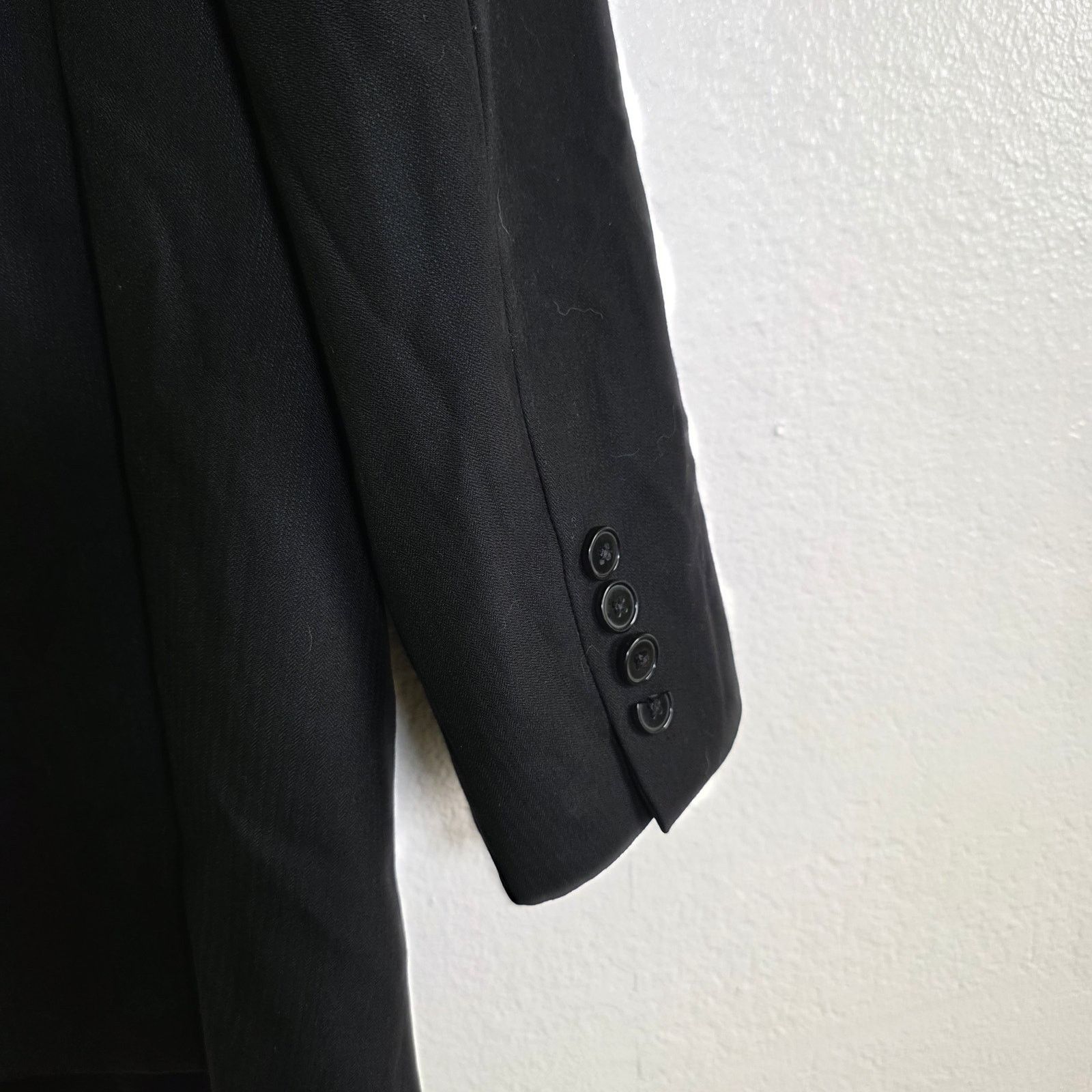 Joseph Abboud Joseph Abboud Wool Blazer Super 120’s Black Mens 43R Large Size 42R - 7 Thumbnail
