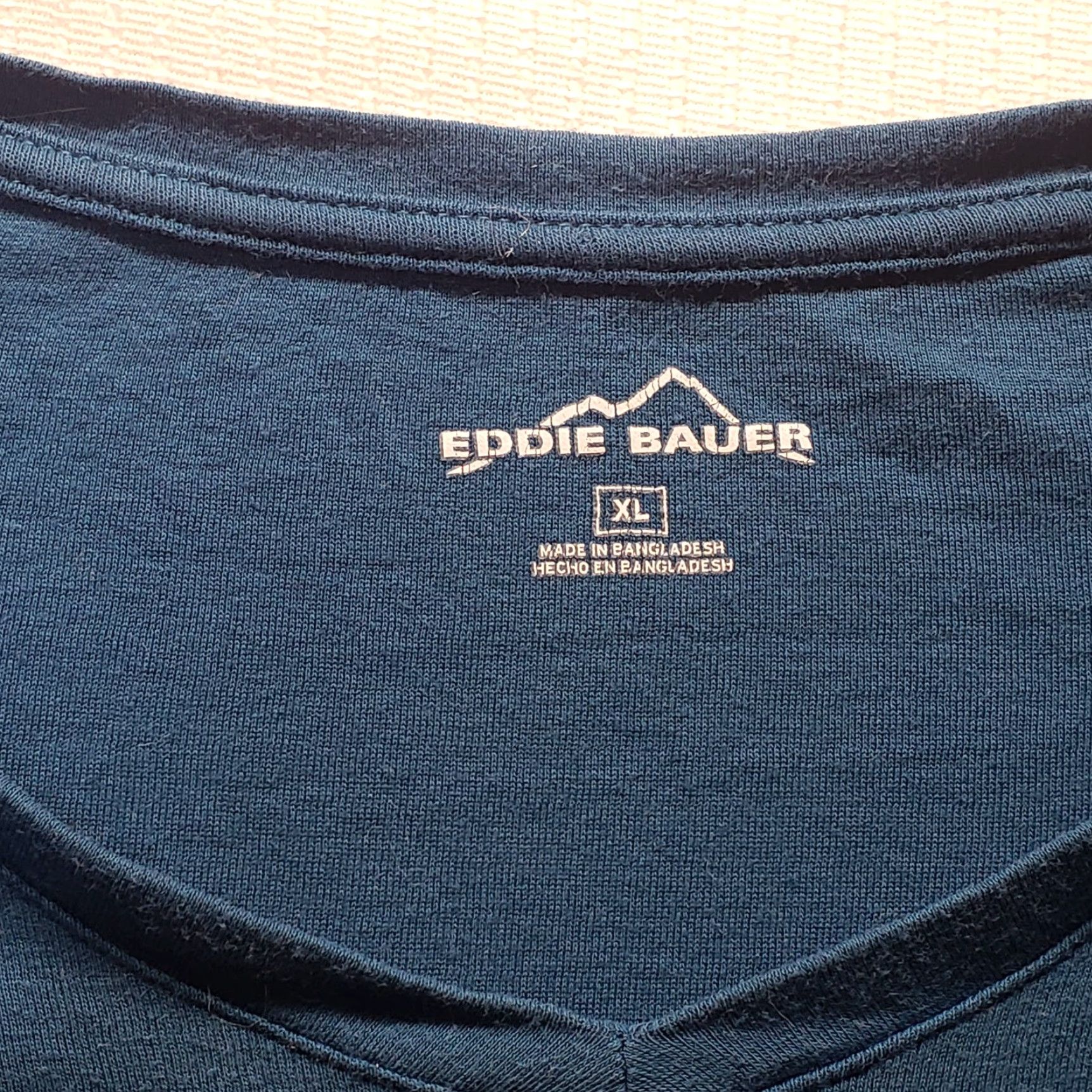 Eddie Bauer Eddie Bauer Shirt Long Sleeve Blue Crew Neck Adult Men's XL Size US XL / EU 56 / 4 - 2 Thumbnail