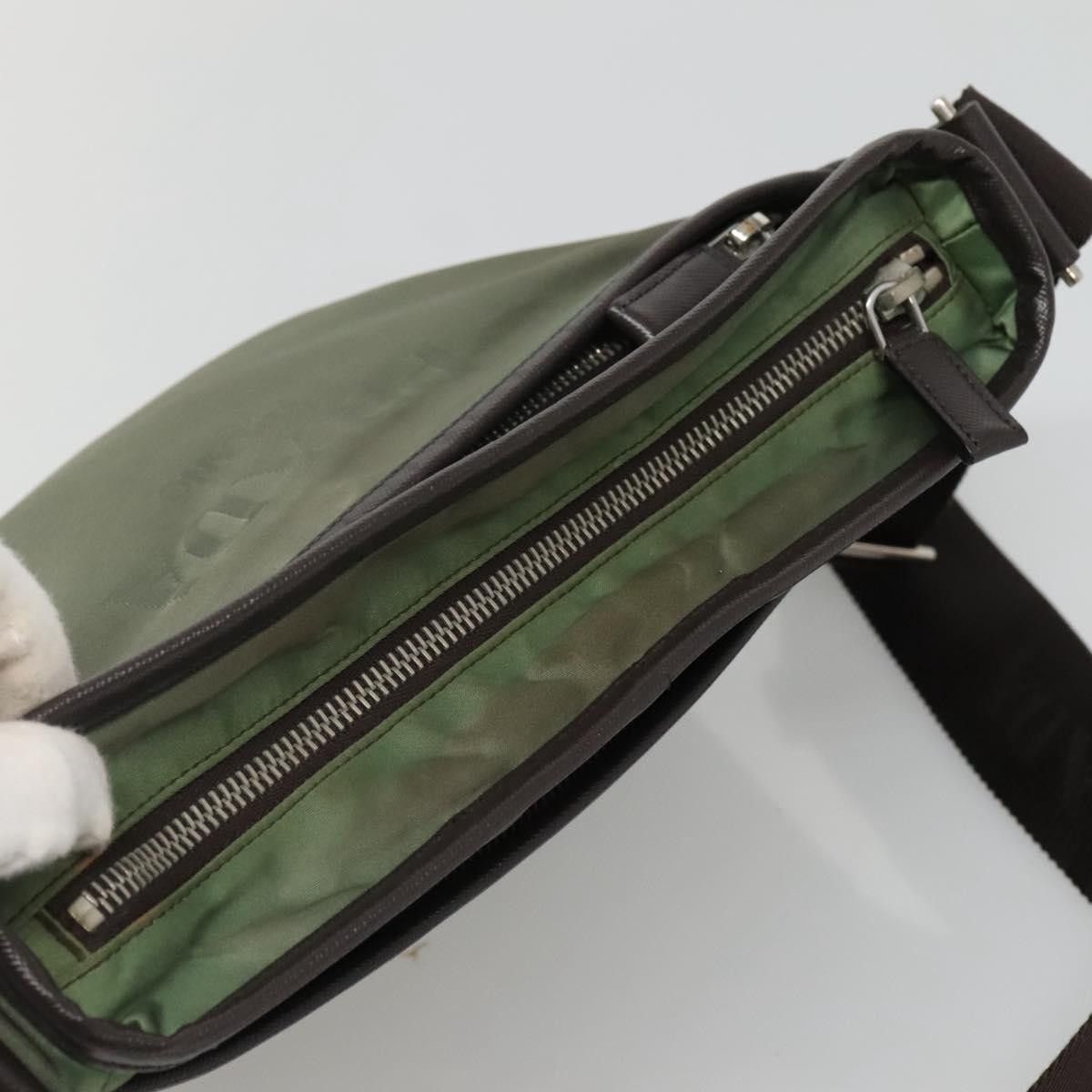 Prada PRADA Shoulder Bag Nylon Khaki Silver Size ONE SIZE - 6 Thumbnail