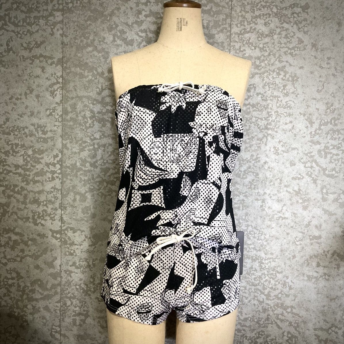 Japanese Brand 2000s Runway Archive Micro Shorts Set-Up Size S / US 4 / IT 40 - 2 Thumbnail