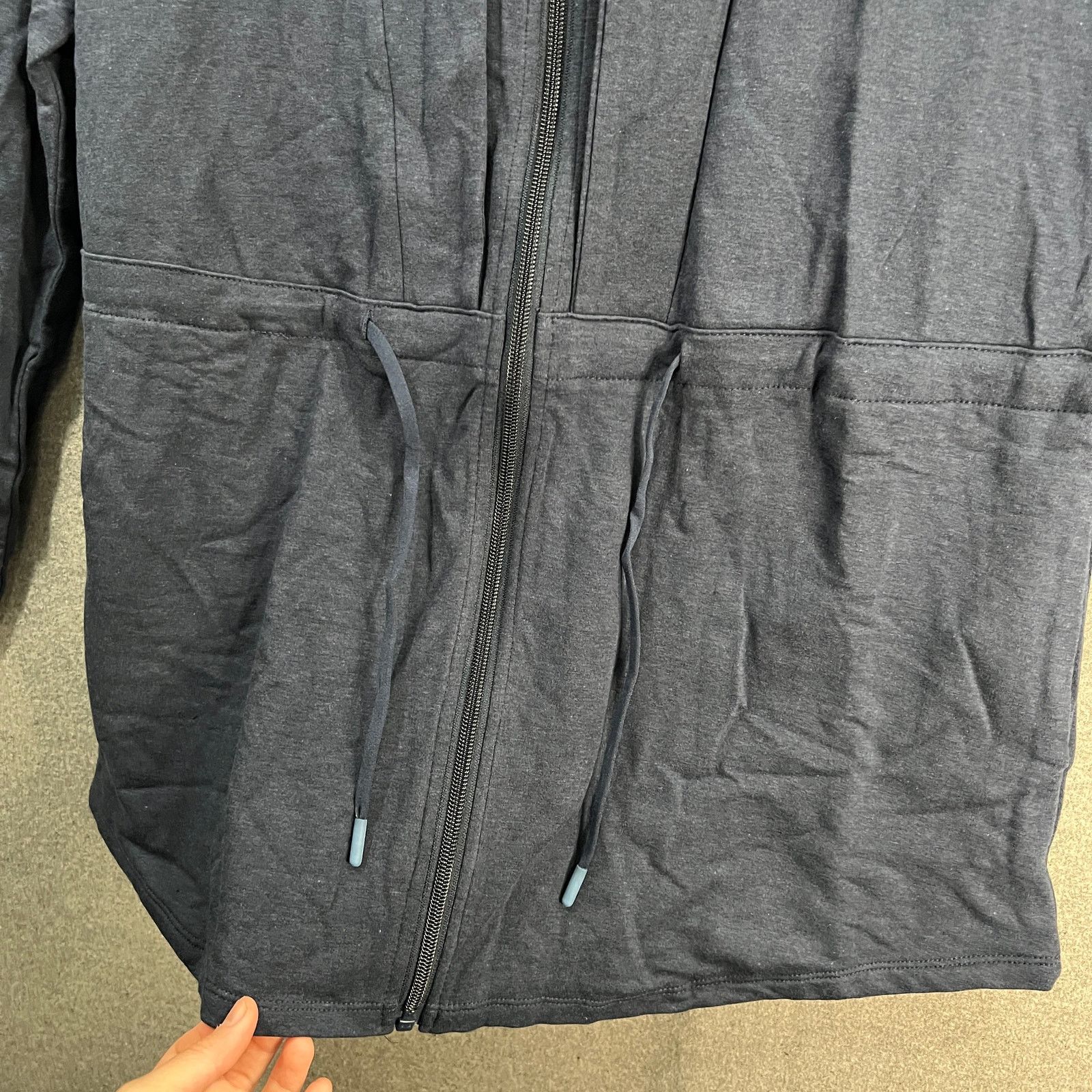 Other zuda Z-Knit Scoop Neck Hoodie with Ruching Detail French Size XS / US 0-2 / IT 36-38 - 8 Thumbnail