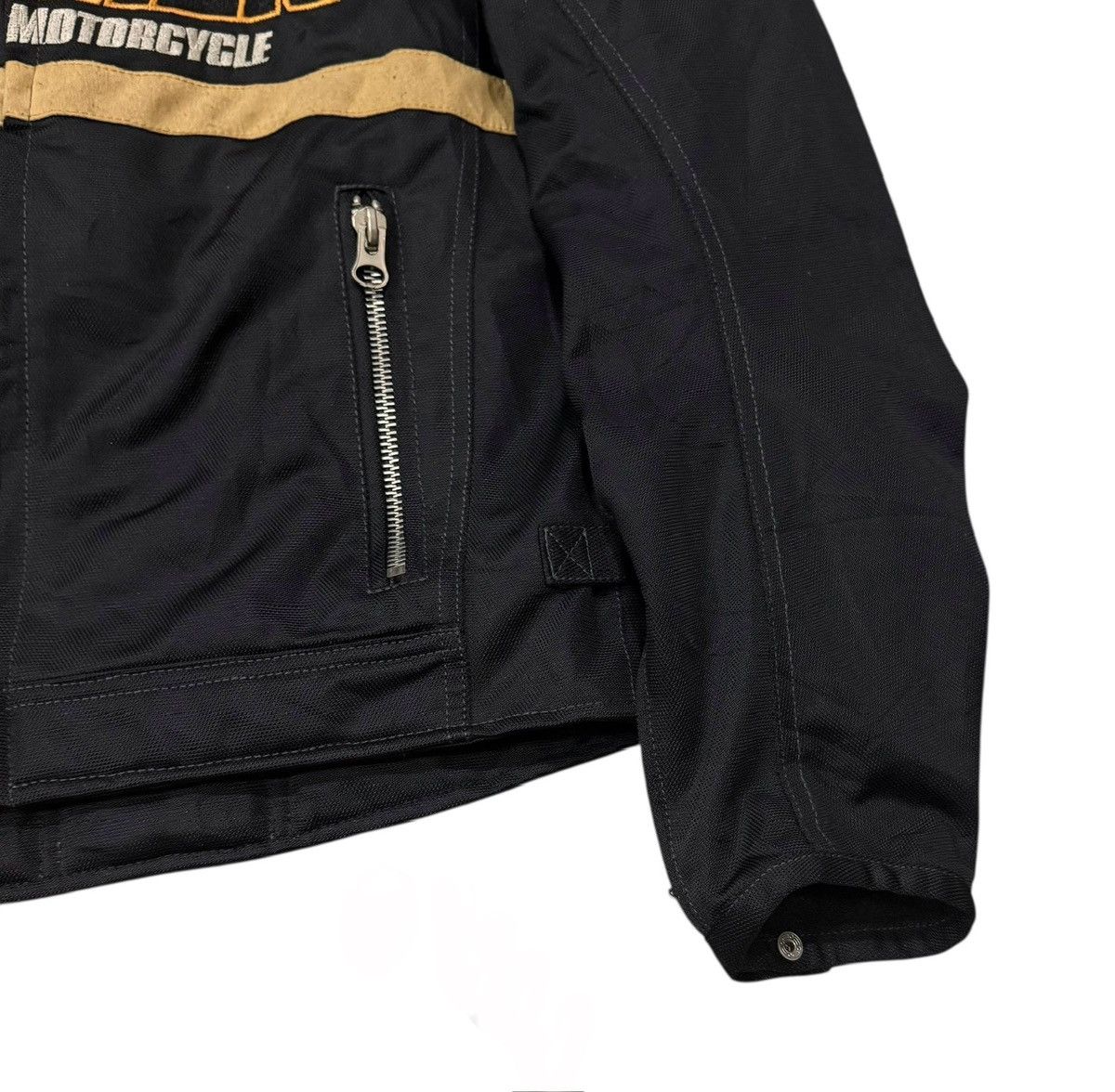 YELLOW CORN Vintage Yellow Corn Sledge Hammer Moto Racing Padded Jacket Size US L / EU 52-54 / 3 - 11 Thumbnail