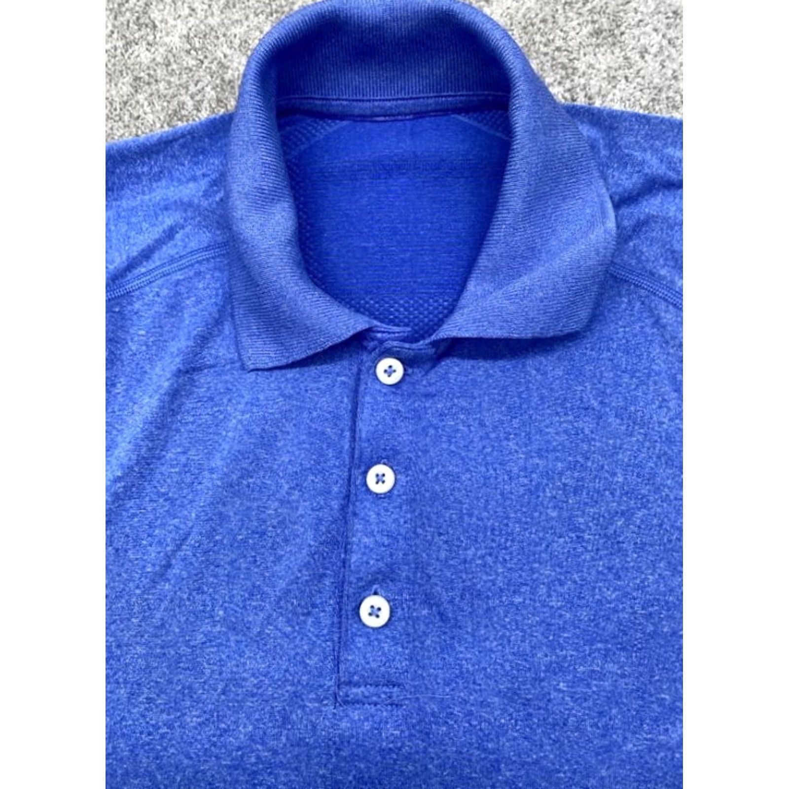Lululemon Lululemon Polo Shirt Vent Tech Men’s Small Blue Live In Practice Stretch Shirt Polo Golf 90s Mens Size US S / EU 44-46 / 1 - 2 Thumbnail