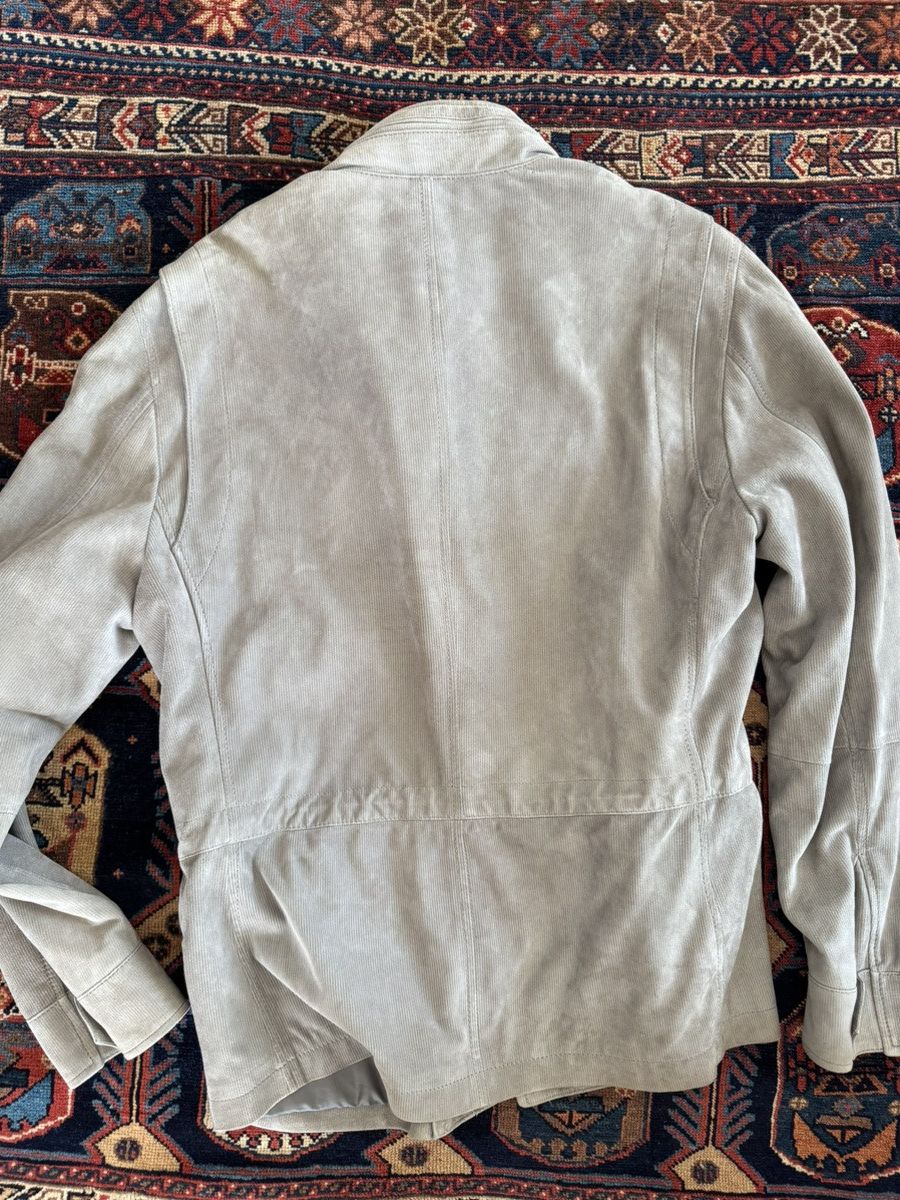 Brunello Cucinelli Corduroy effect leather jacket Size US S / EU 44-46 / 1 - 7 Thumbnail