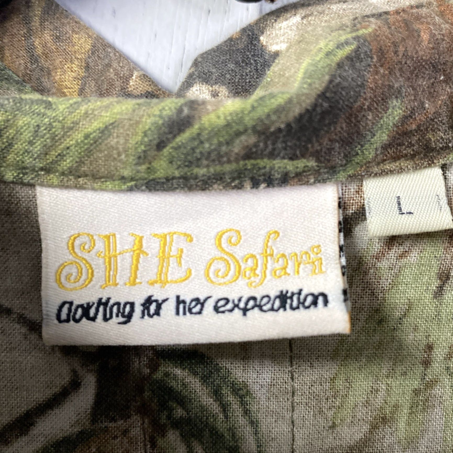 Realtree Realtree She Safari Button Up Camo Long Sleeve Shirt Womens Large L Multicolor Hunting 90s? Size L / US 10 / IT 46 - 2 Thumbnail