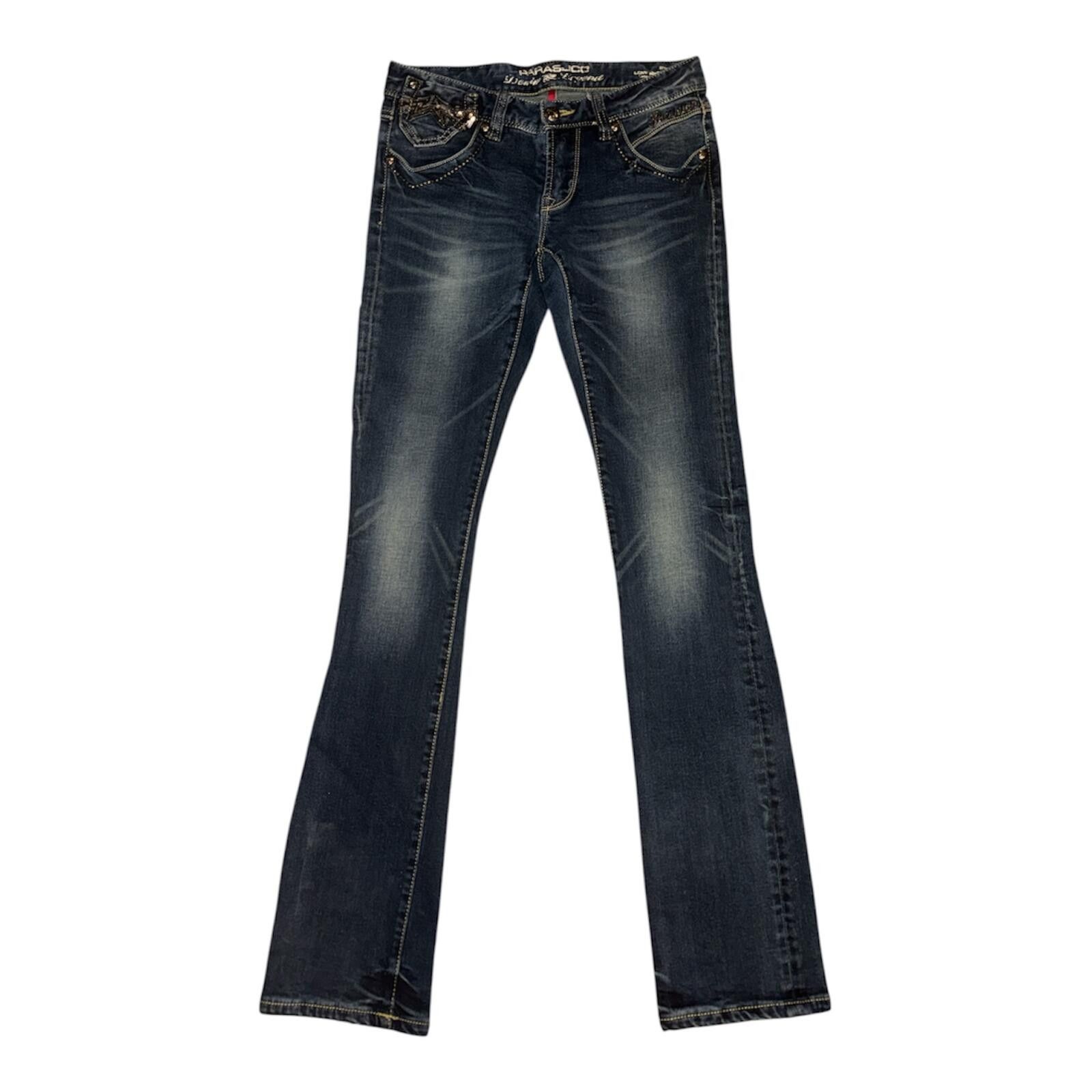 Parasuco Vintage Y2K Parasuco Womens Embroided Jeans 26 Low Rise Size 28" / US 6 / IT 42 - 1 Thumbnail