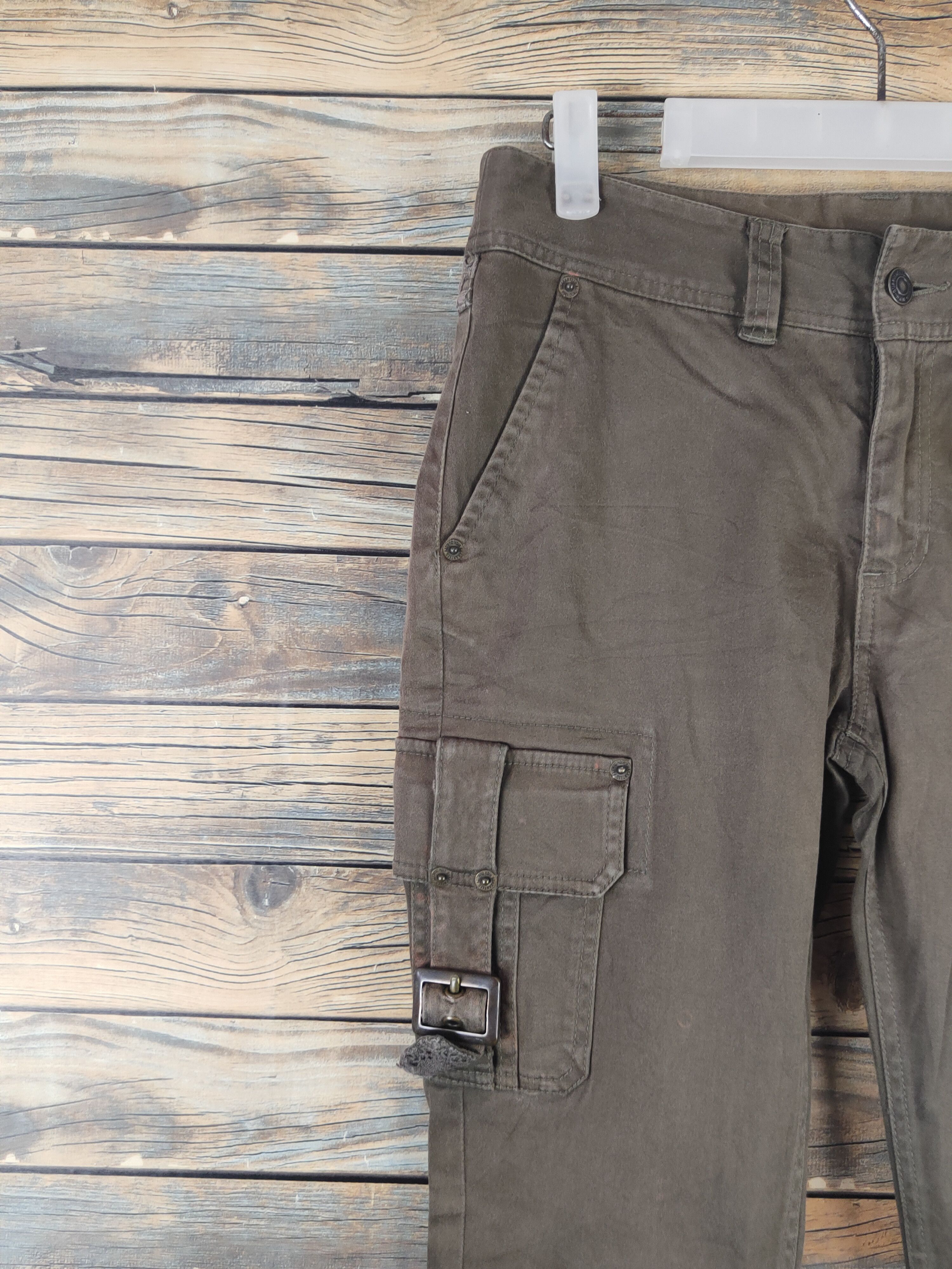 Japanese Brand DL Japanese Brand Brown Multipocket Cargo Pants #737 Size 28" / US 6 / IT 42 - 3 Thumbnail