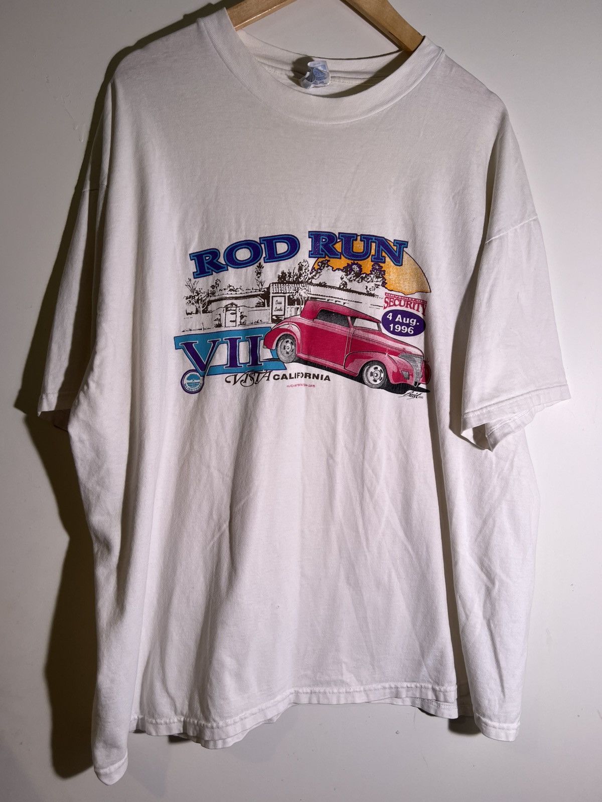 Vintage 90’s 2000’s Y2K VTG Vintage Rod Run Vista Cars Retro T Shirt Size US XXL / EU 58 / 5 - 1 Thumbnail