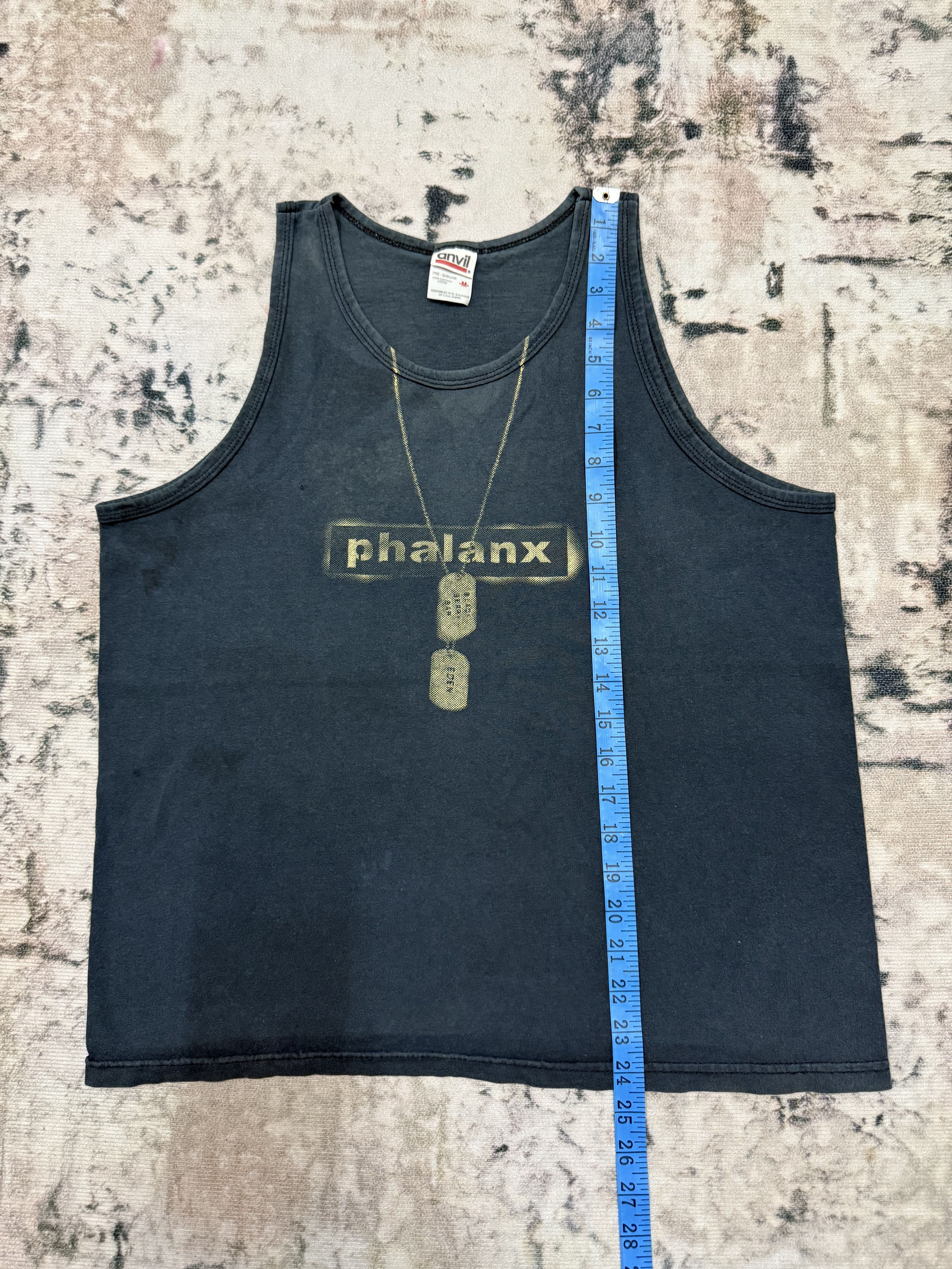 Anvil × Vintage Vintage Phalanx Anvil Tank top Sleeveless Tshirt Size US S / EU 44-46 / 1 - 12 Thumbnail