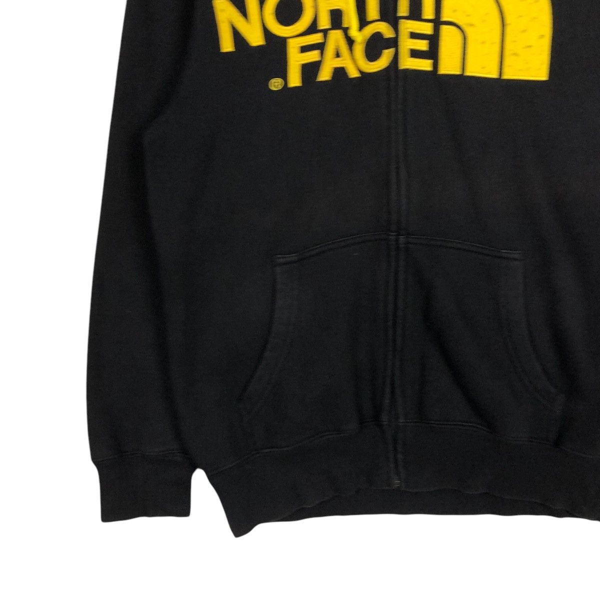The North Face 🔥VINTAGE ZIPPER HOODIE THE NORTH FACE SPELL OUT BIG LOGO Size US M / EU 48-50 / 2 - 6 Thumbnail