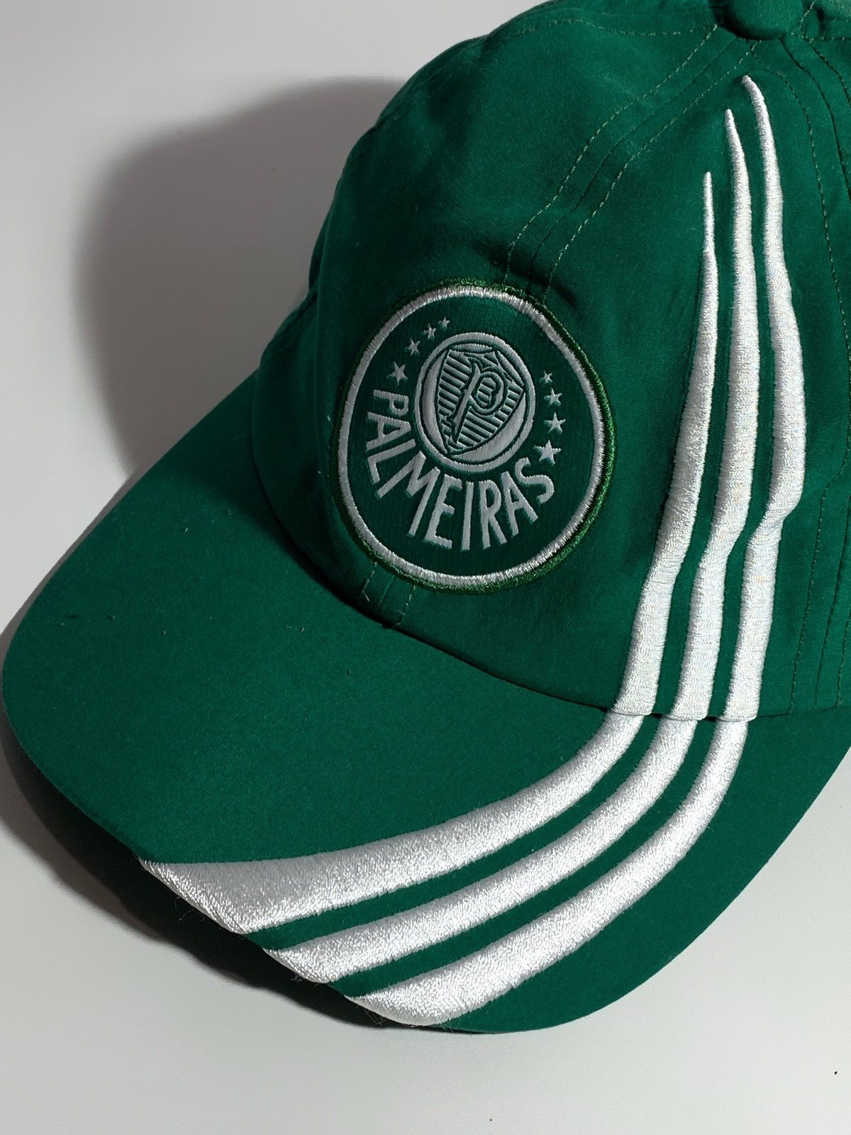 Adidas Vintage 00s Adidas Palmeiras FC Brazil Pirelli Y2k Cap Size ONE SIZE - 2 Thumbnail