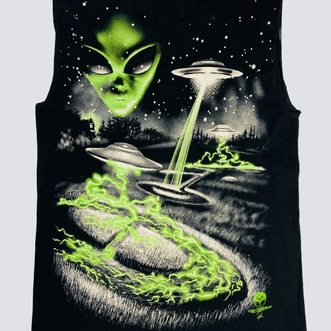 Liquid Blue 1997 LIQUID BLUE GLOW IN THE DARK TANK TOP - № 49 Size US L / EU 52-54 / 3 - 5 Thumbnail