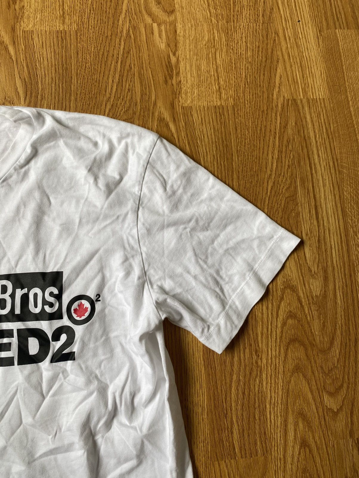 Dsquared2 DSQUARED2 Mens Logo Print Crewneck White T-shirt Size Medium Size US M / EU 48-50 / 2 - 7 Thumbnail