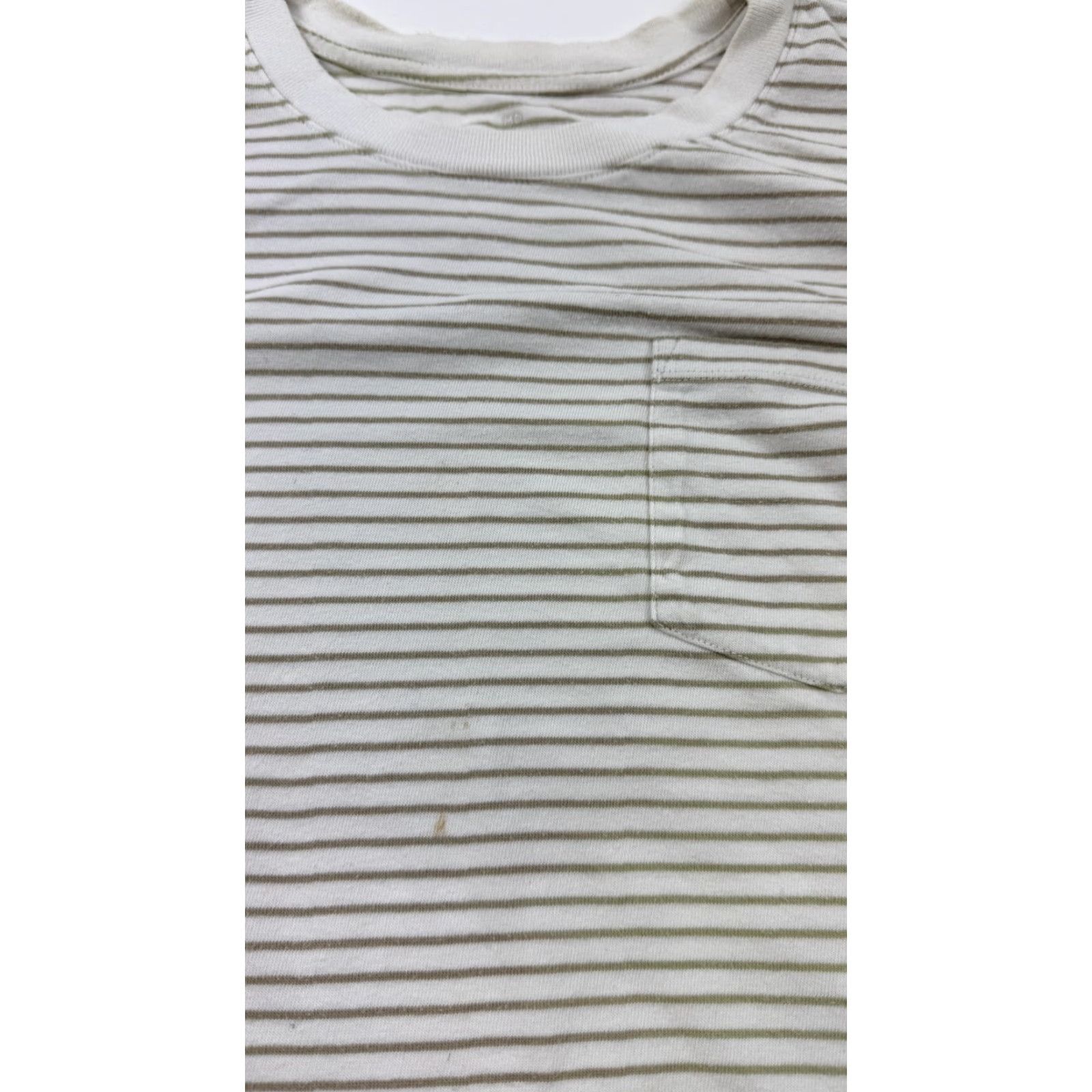 Katin Katin Shirt Mens Medium White Stripe Pocket Tee Crewneck 100% Cotton Size US M / EU 48-50 / 2 - 3 Thumbnail